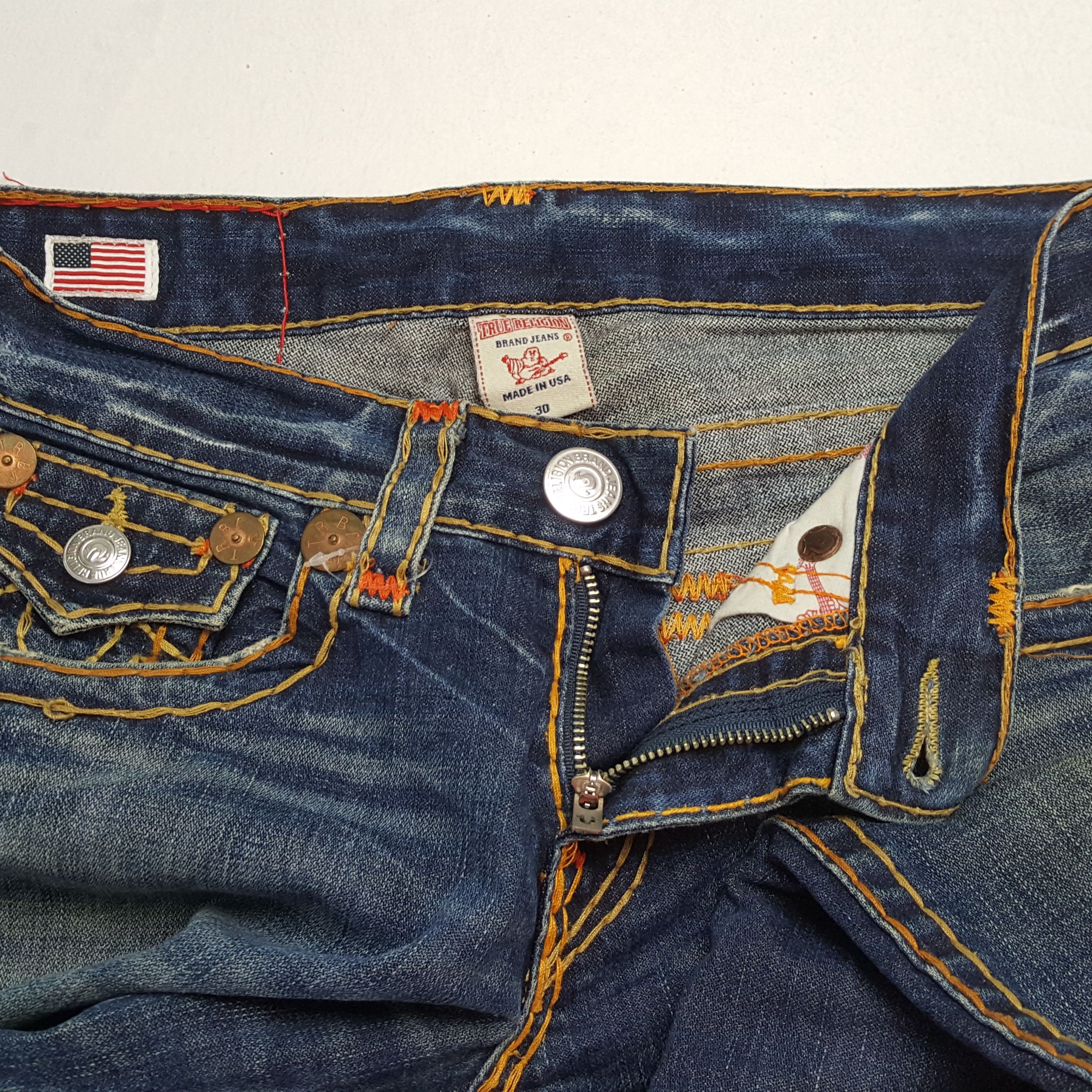 If Six Was Nine × True Religion Vintage TRUE RELIGION American Brand Style Jeans Size US 33 - 12 Thumbnail