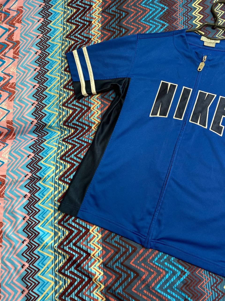 Nike Streetwear T-Shirt Nike full zip ap big logo Y2K Vintage Size L / US 10 / IT 46 - 6 Thumbnail