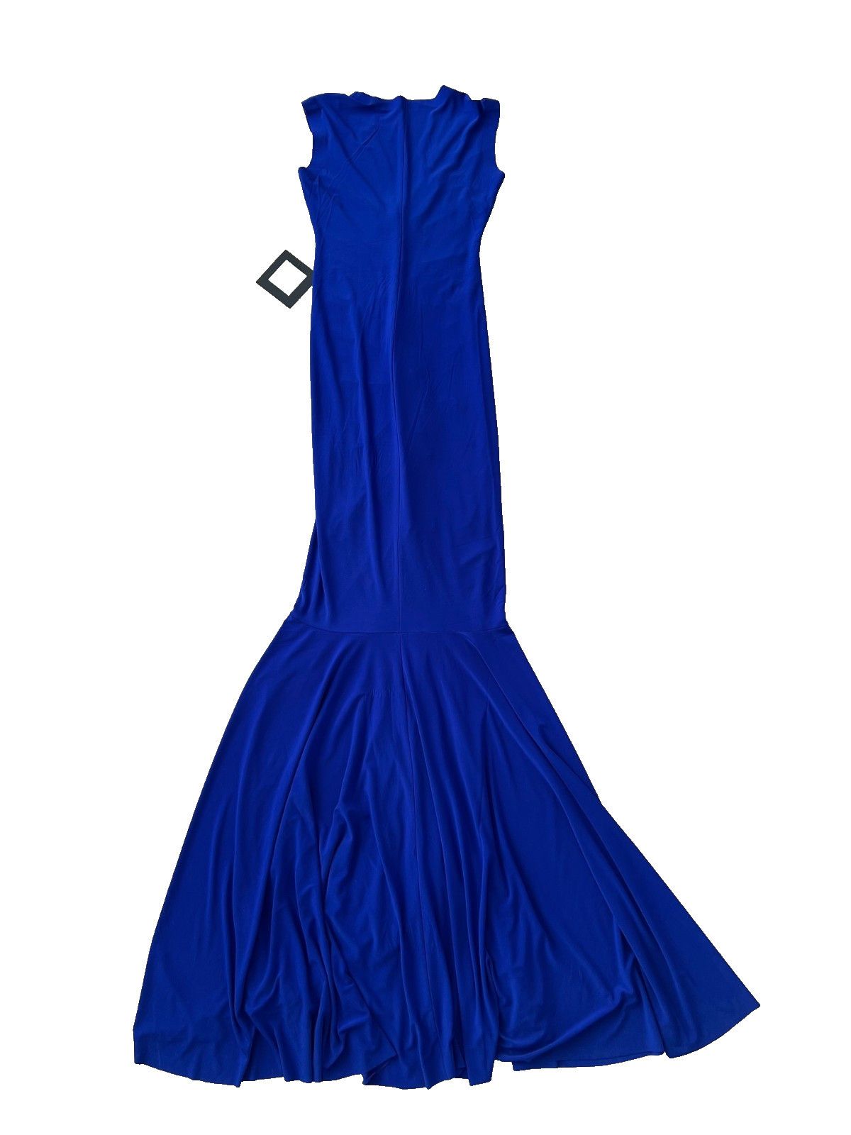 Norma Kamali Norma Kamali Shirred Fishtail Gown Dress Blue ( S/36 ) Size S / US 4 / IT 40 - 7 Thumbnail