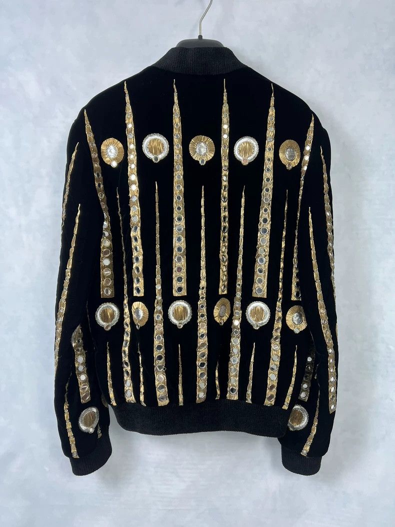 Saint Laurent Paris saint laurent paris19ss mirrored jukebox velour jacket 2503 Size US S / EU 44-46 / 1 - 2 Thumbnail