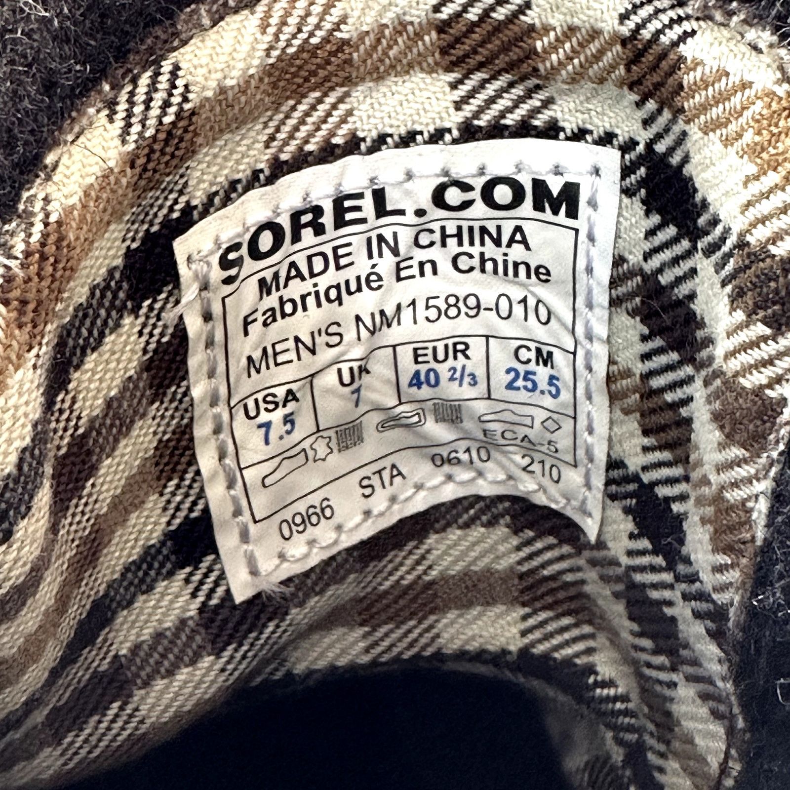 Sorel Kingston Peak Chukka Leather Snow Boots Mid Calf Waterproof Black 7.5 Sorel Men main image 2