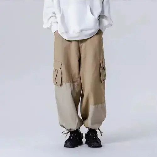 Japanese Brand 20AW Indigo Union Japan Khaki Patchwork Worker Pants Size US 32 / EU 48 - 2 Thumbnail
