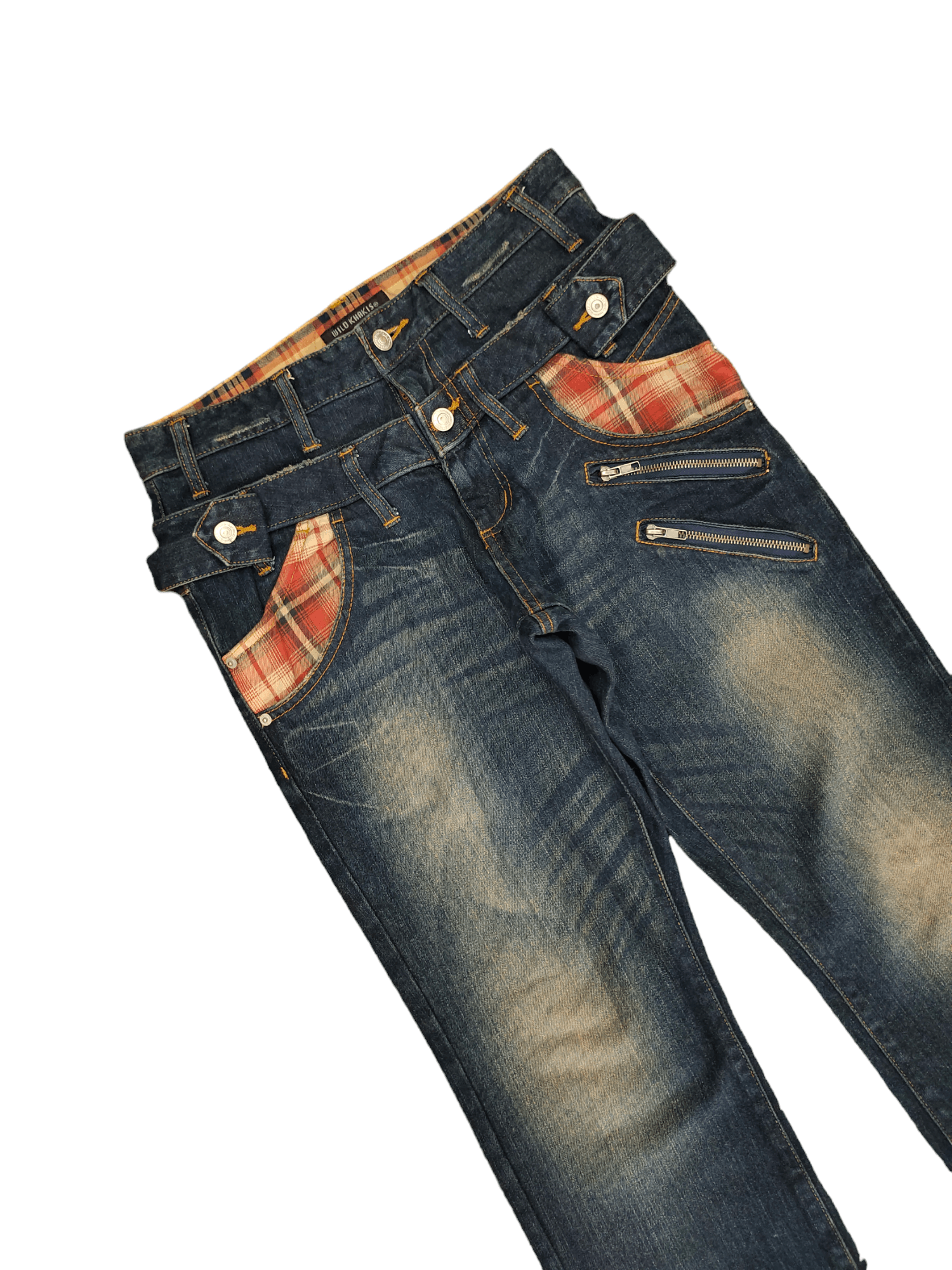 Kapital Wild Khakis Double Waist Denim Pants Undercover Ppfm Style Size US 31 - 6 Thumbnail