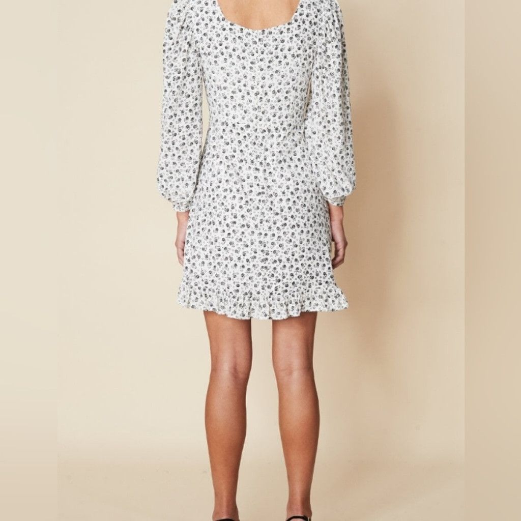 FAITHFULL NWT Calla Mini Dress - La Bleu Floral Print Size S / US 4 / IT 40 - 9 Thumbnail