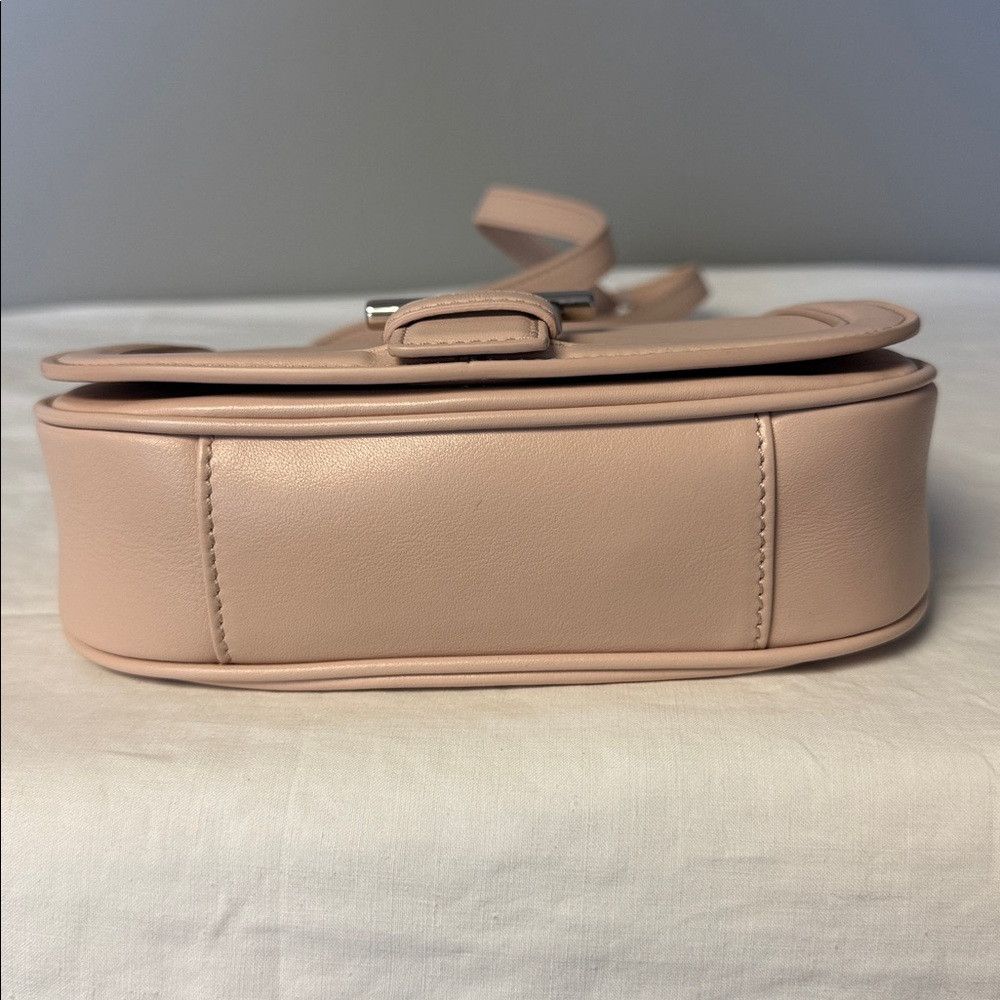 Alexander McQueen McQueen Mini T-Bar Leather Shoulder Crossbody Bag – Blush P Size ONE SIZE - 6 Thumbnail