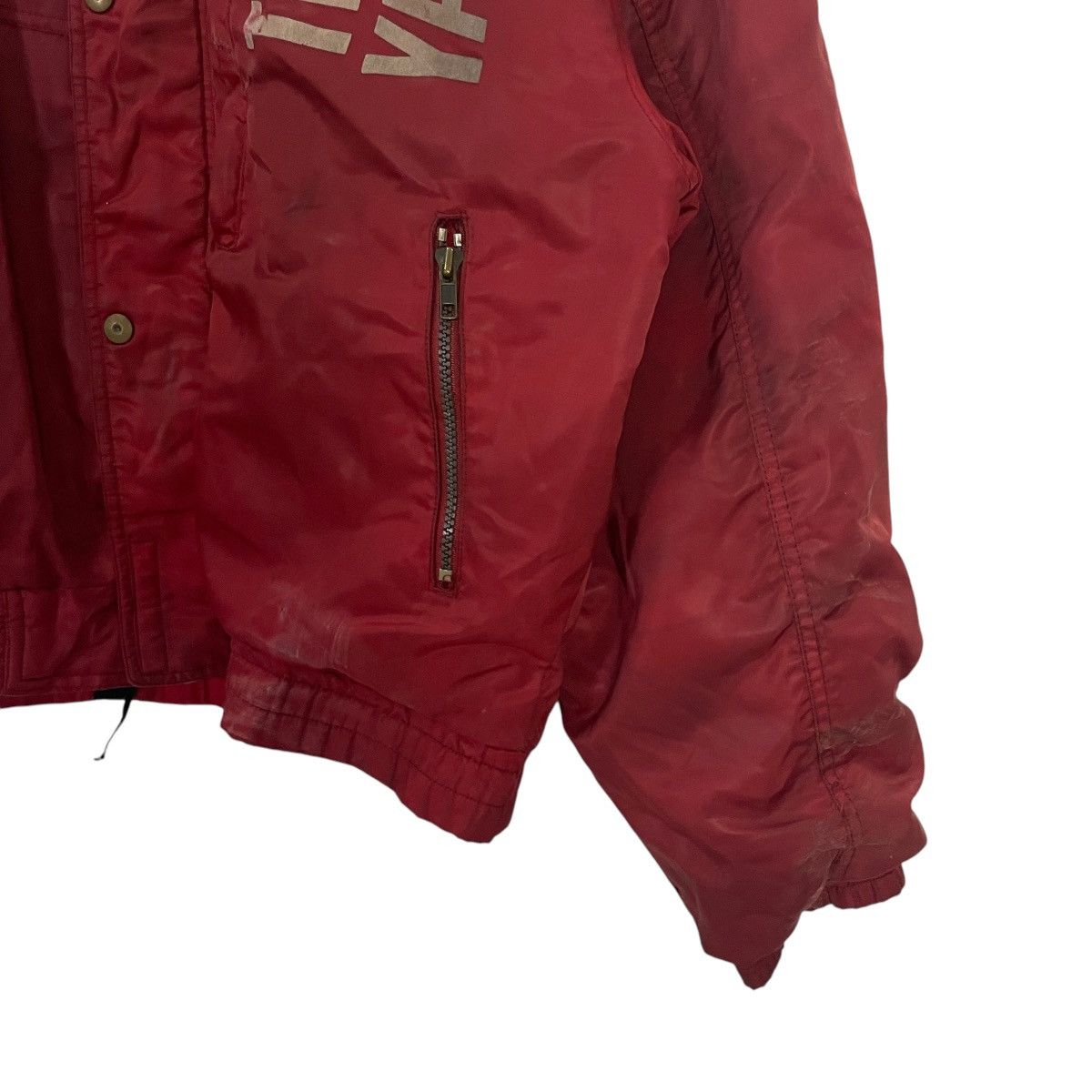 Yamaha Vintage Team Yamaha Distressed Racing Jacket Size US XL / EU 56 / 4 - 4 Thumbnail