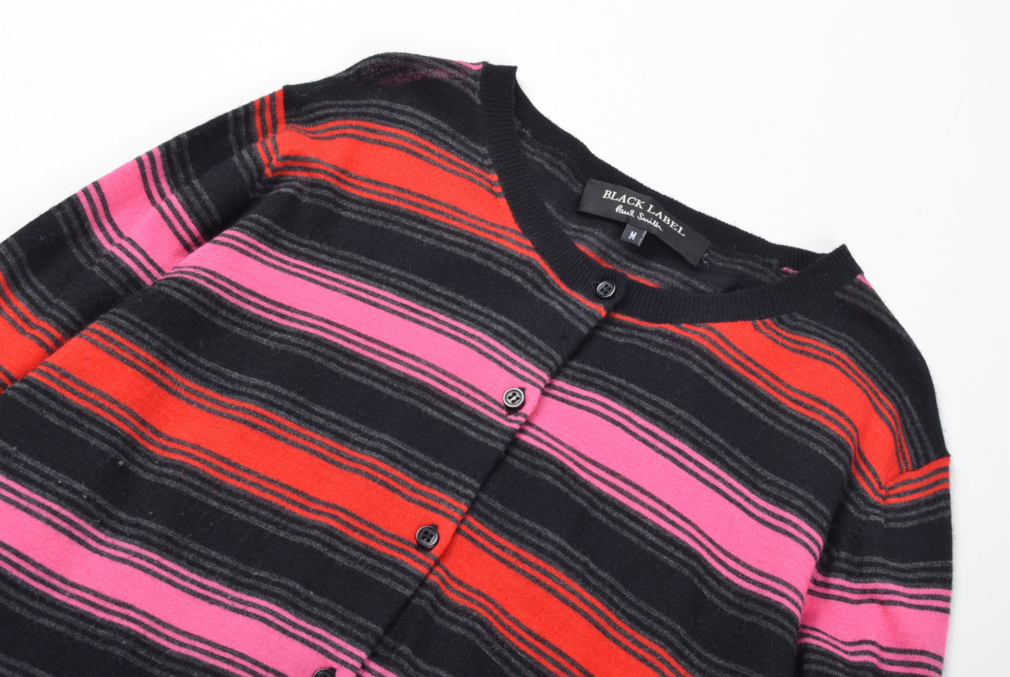 Paul Smith Paul Smith Black Label Wool Striped Kidcore Cardigan Size M / US 6-8 / IT 42-44 - 2 Thumbnail