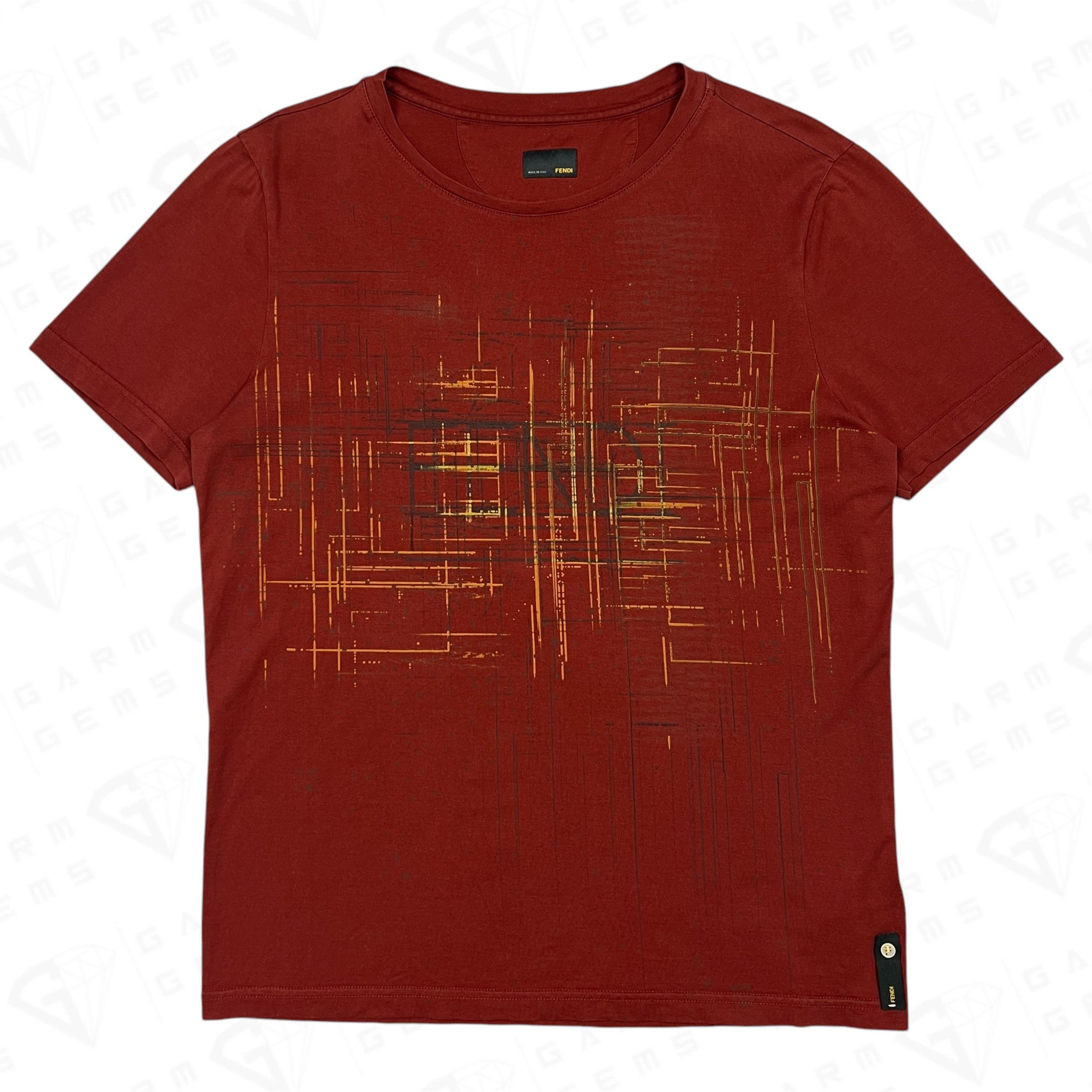 Fendi Fendi Logo T-Shirt Size US L / EU 52-54 / 3 - 1 Thumbnail
