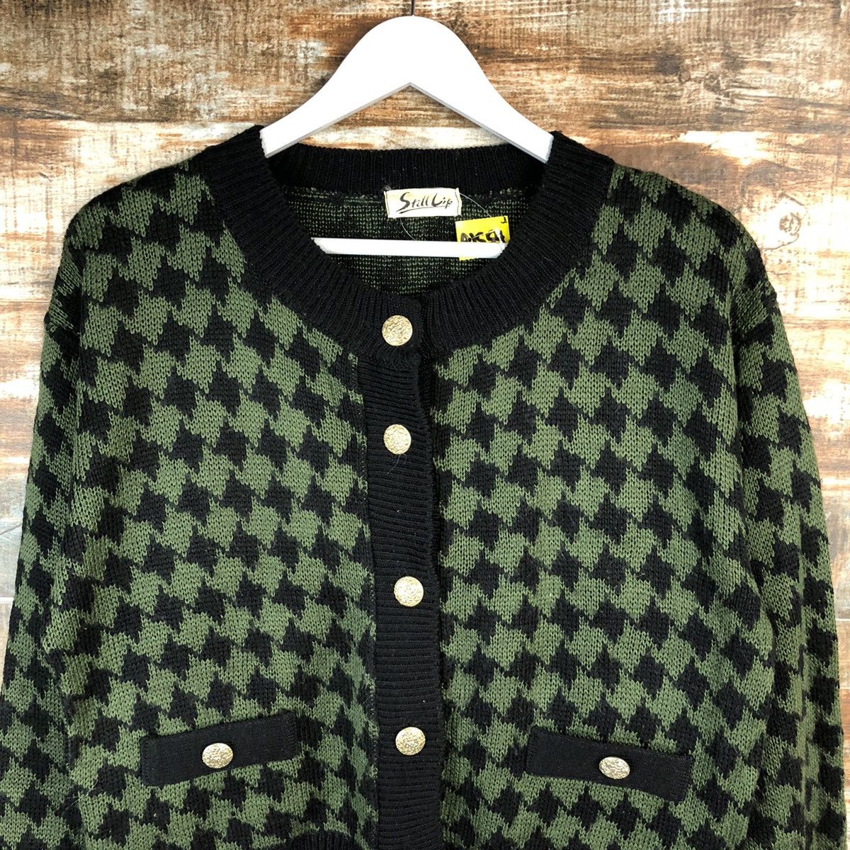 Homespun Knitwear × Japanese Brand Still Life japan Green cardigan Knitwear #A1554 Size M / US 6-8 / IT 42-44 - 5 Thumbnail