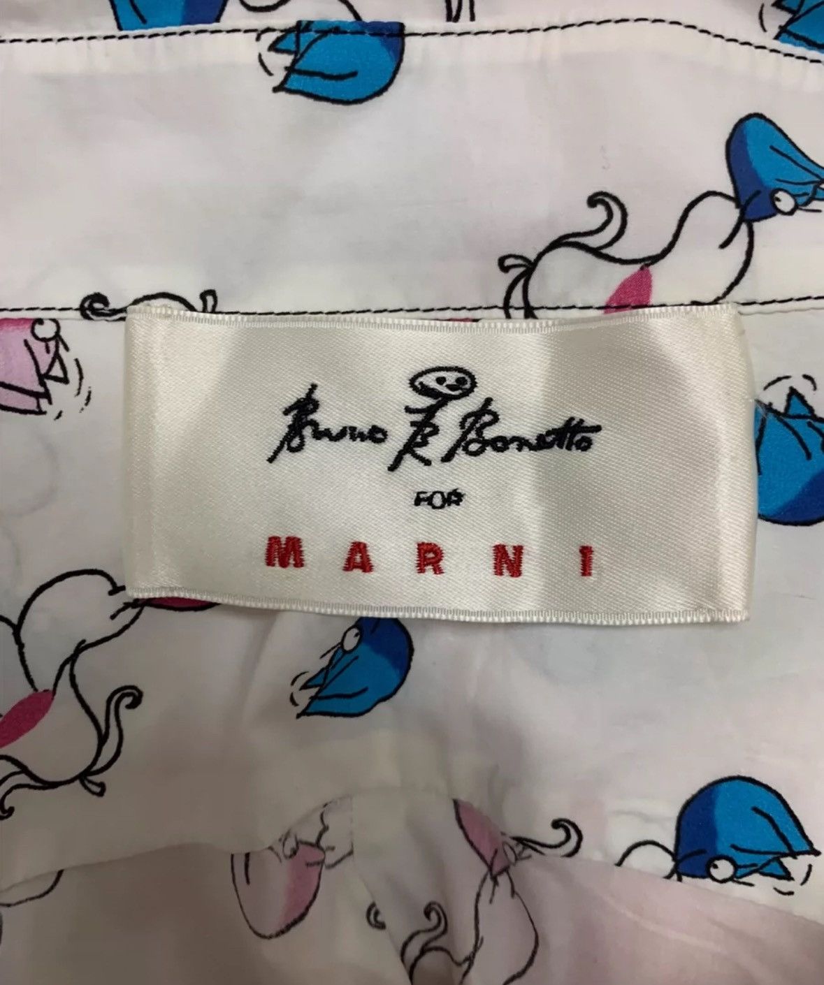 Marni MARNI AW19 Artist Anime Collaboration Shirt2412-Nextarrow Size US M / EU 48-50 / 2 - 3 Thumbnail