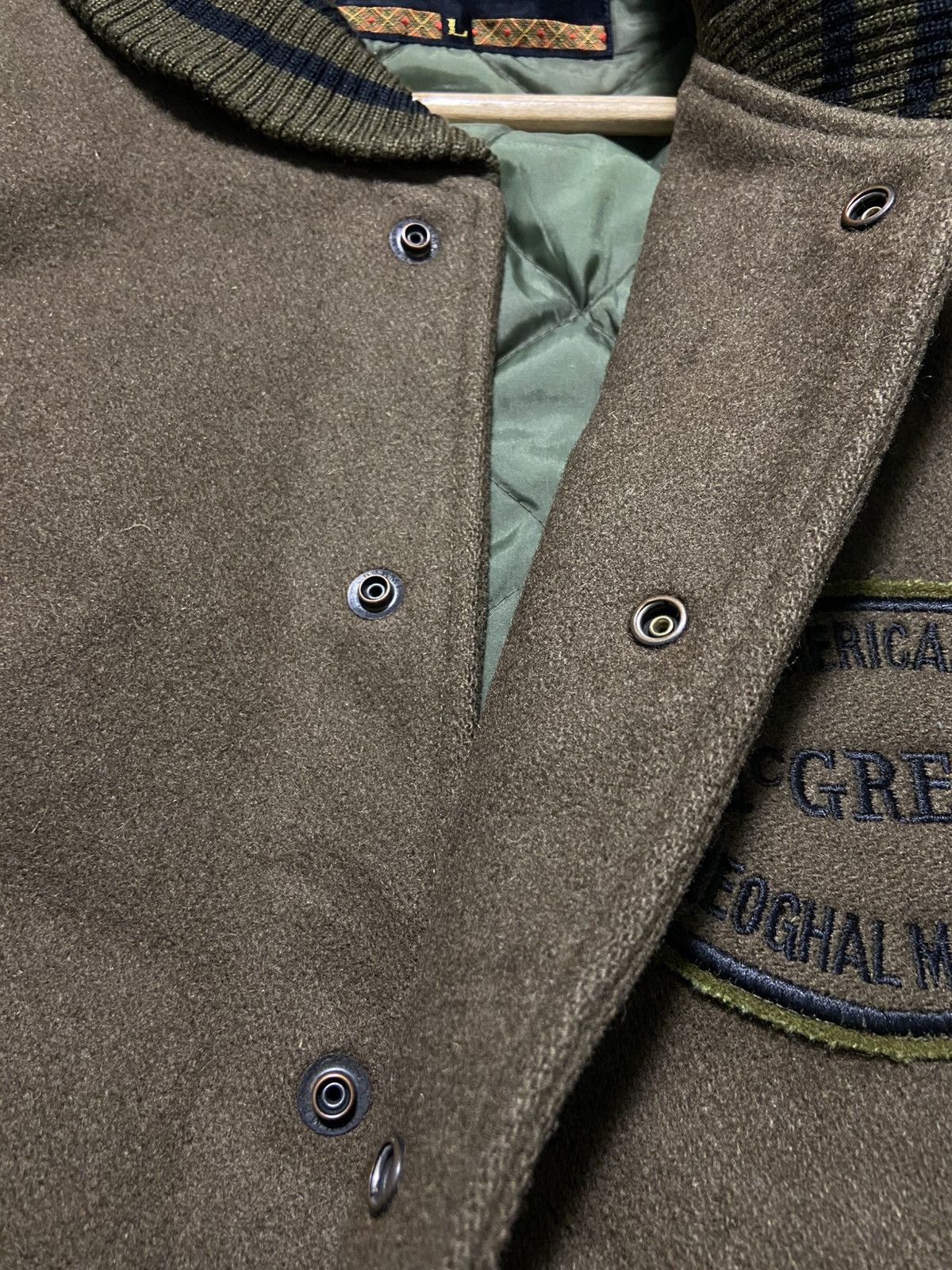 McGregor 🔥🔥 Vintage McGregor Good American Spirit Woll Bomber Jacket Size US L / EU 52-54 / 3 - 13 Thumbnail