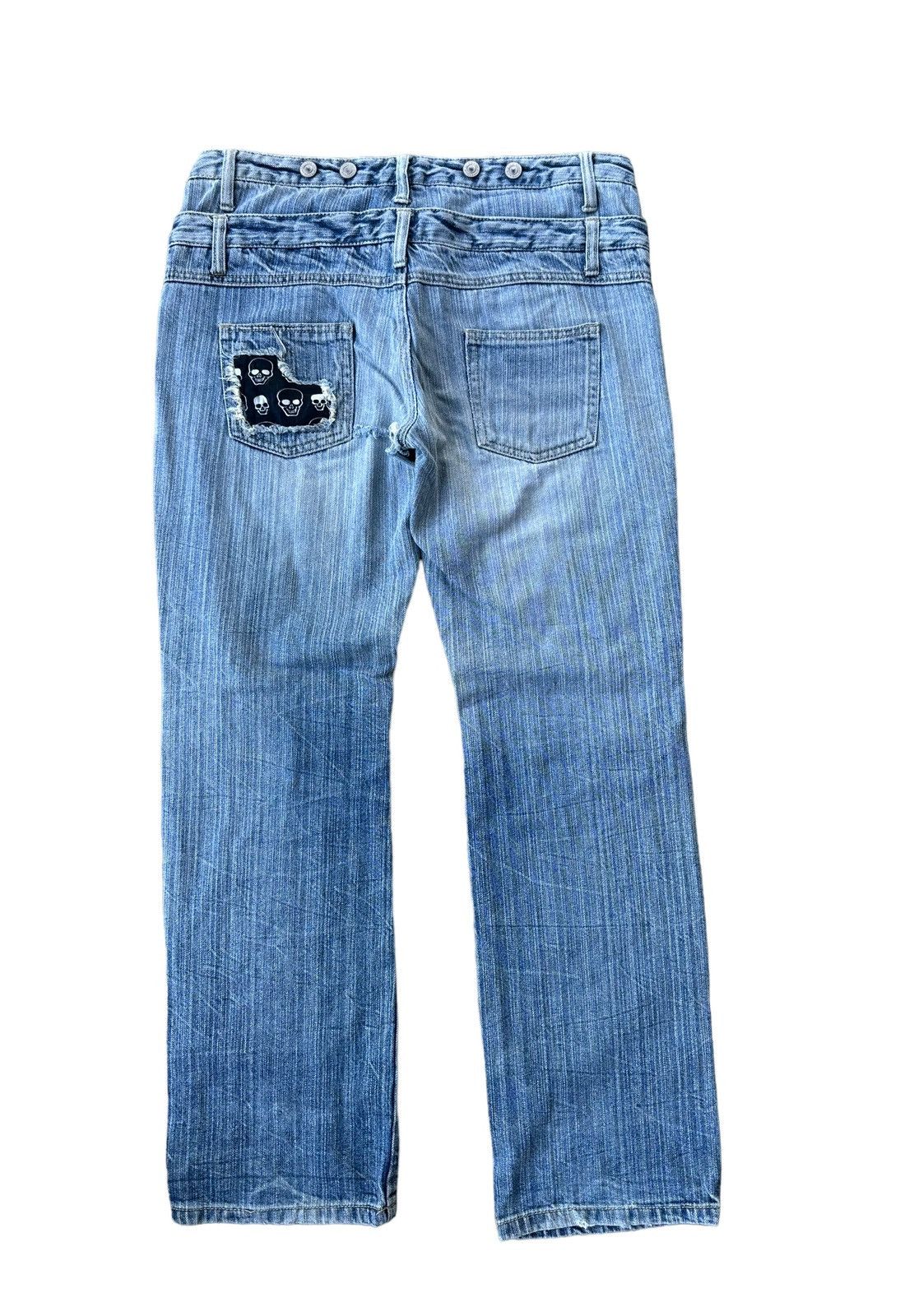 Japanese Brand double waist jeans Size US 32 / EU 48 - 7 Thumbnail