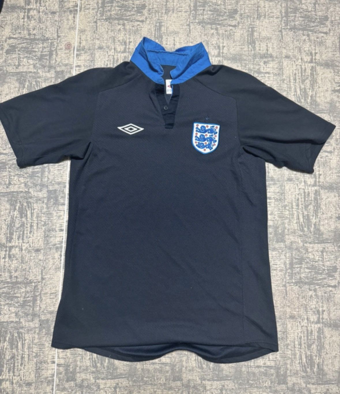 Vintage Soccer Jersey England Size US L / EU 52-54 / 3 - 1 Thumbnail