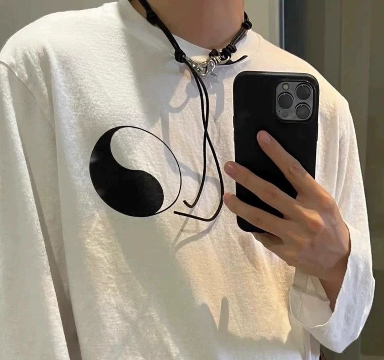 Our Legacy Our Legacy Tai Chi Yin Yang printed cotton long sleeve T-s Size US L / EU 52-54 / 3 - 6 Thumbnail