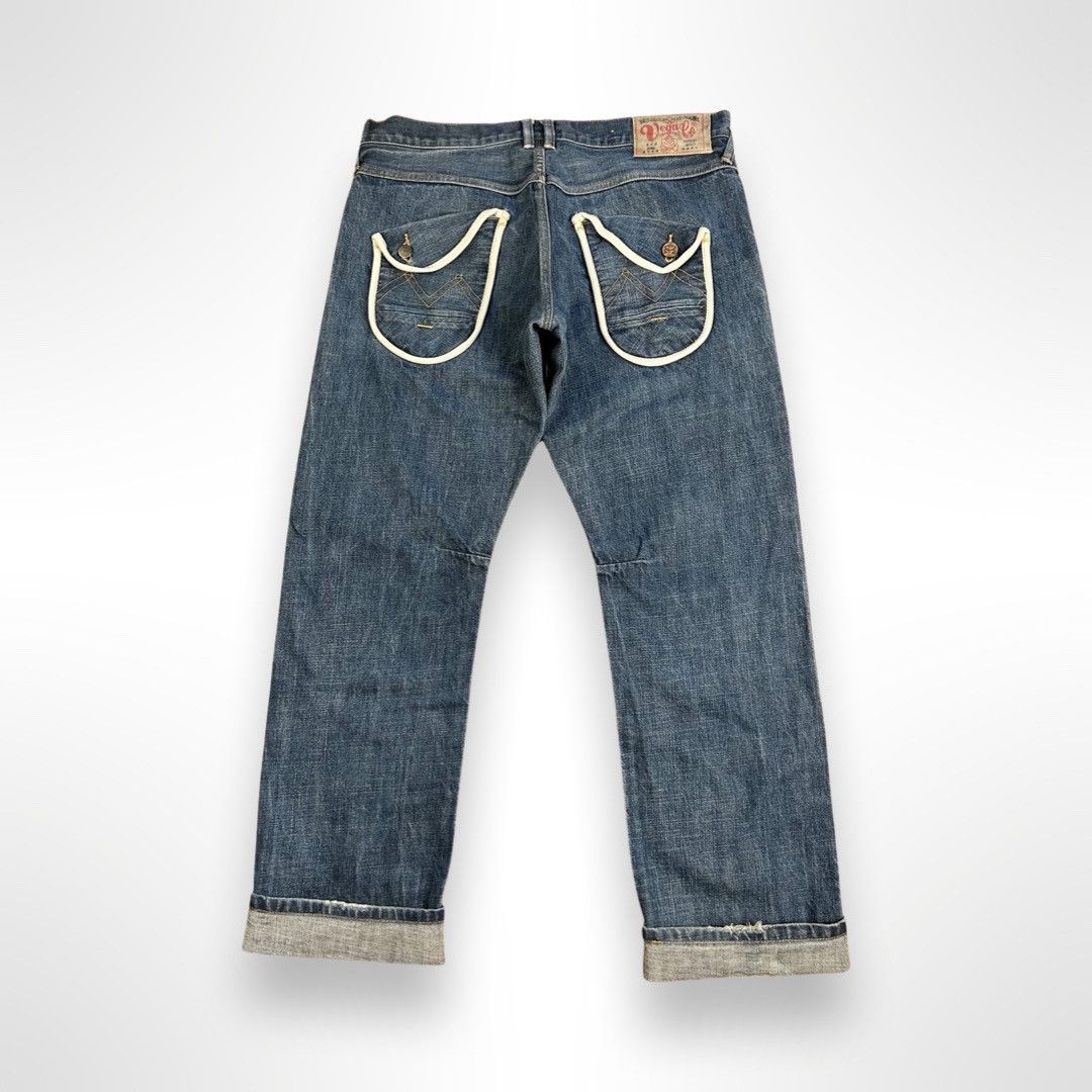 image of Vega & Co Y2K Selvedge Denim Jeans in Blue, Men's (Size 36)