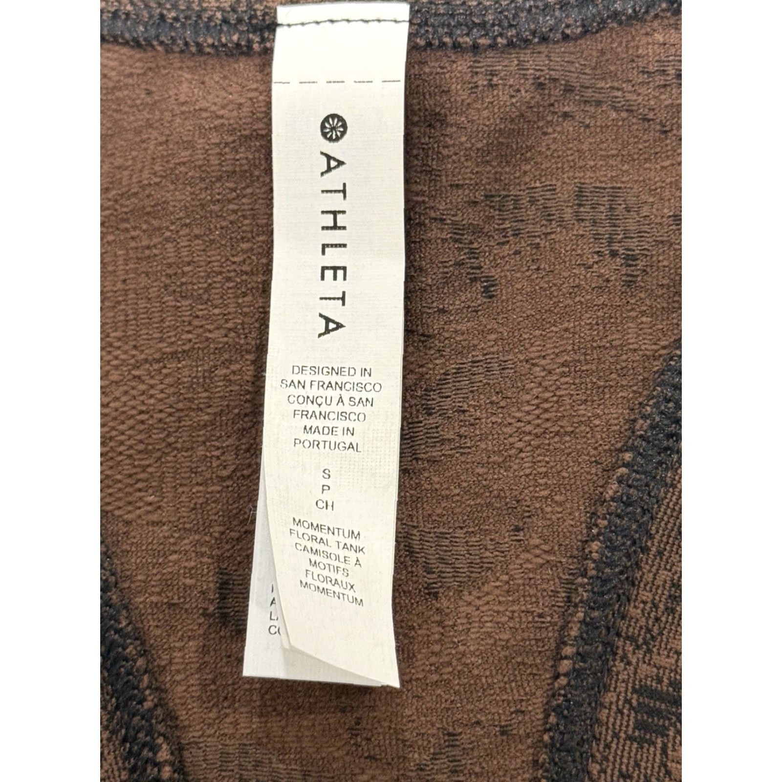 Athleta NWT Athleta Floral Momentum Camisole Tank Womens Small Multicolor Sleeveless Activewear Shirt/Top Size ONE SIZE - 4 Thumbnail