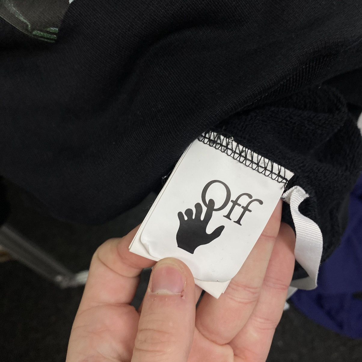 Off-White Off-White Sweatshirt print big logo Size US L / EU 52-54 / 3 - 7 Thumbnail