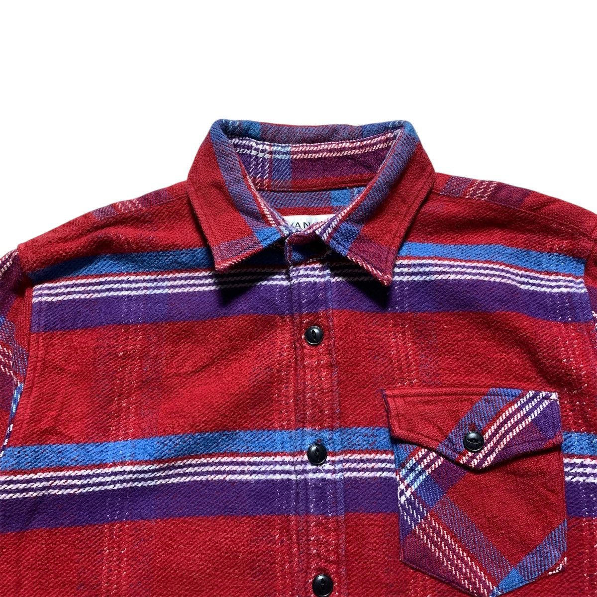 Vanquish Vtg Vanquish Multiplaid Flannel Shirt Button Up Size US S / EU 44-46 / 1 - 2 Thumbnail