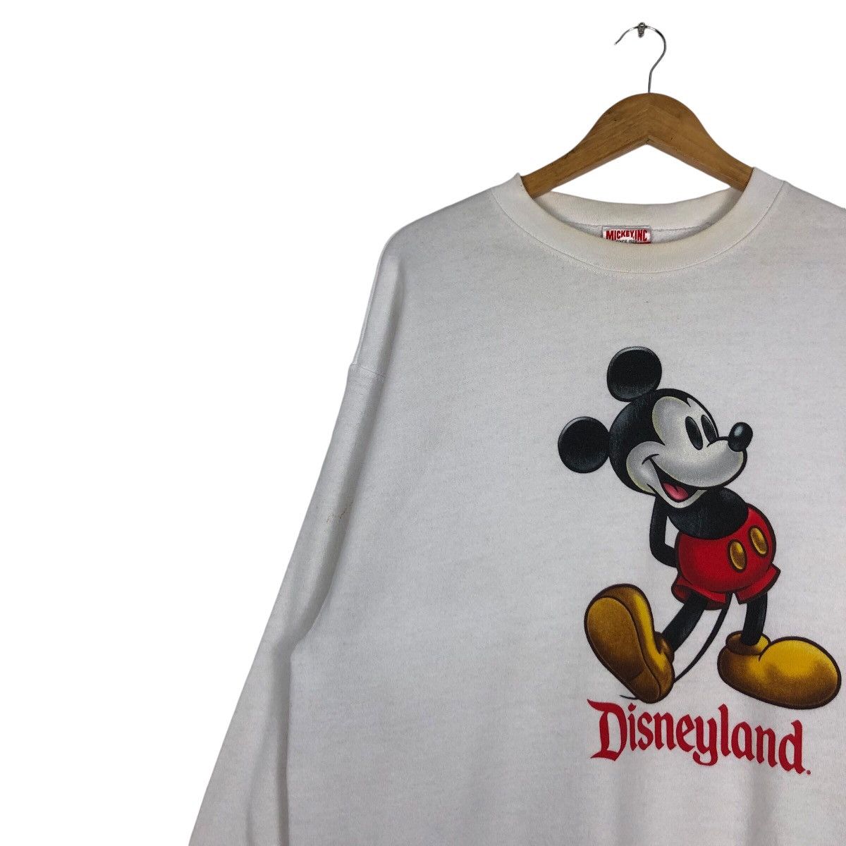Disney × Japanese Brand × Mickey Mouse Vintage Mickey Mouse Disneyland Sweatshirt Large #A2 Size US L / EU 52-54 / 3 - 6 Thumbnail