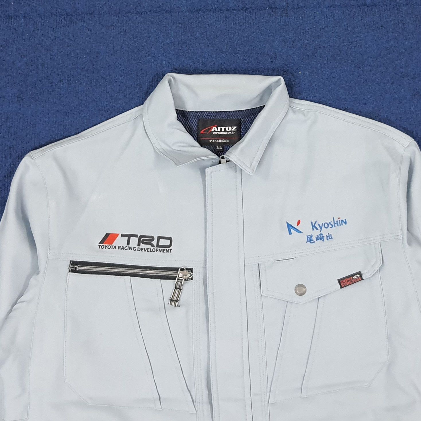 Other Vintage TRD Toyota Motorsports Racing Jacket C241N21 Size US L / EU 52-54 / 3 - 3 Thumbnail