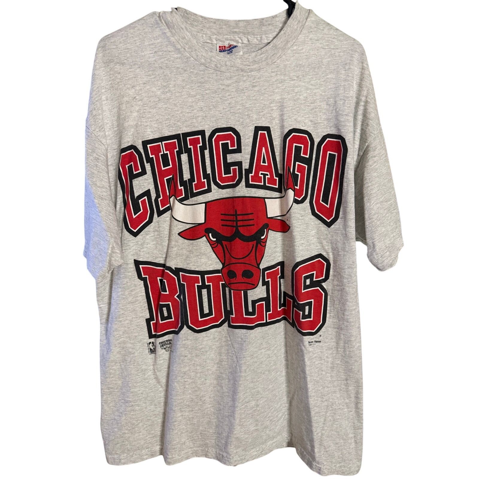 Hanes Vintage Chicago Bulls Gray Tee Size US XL / EU 56 / 4 - 1 Thumbnail