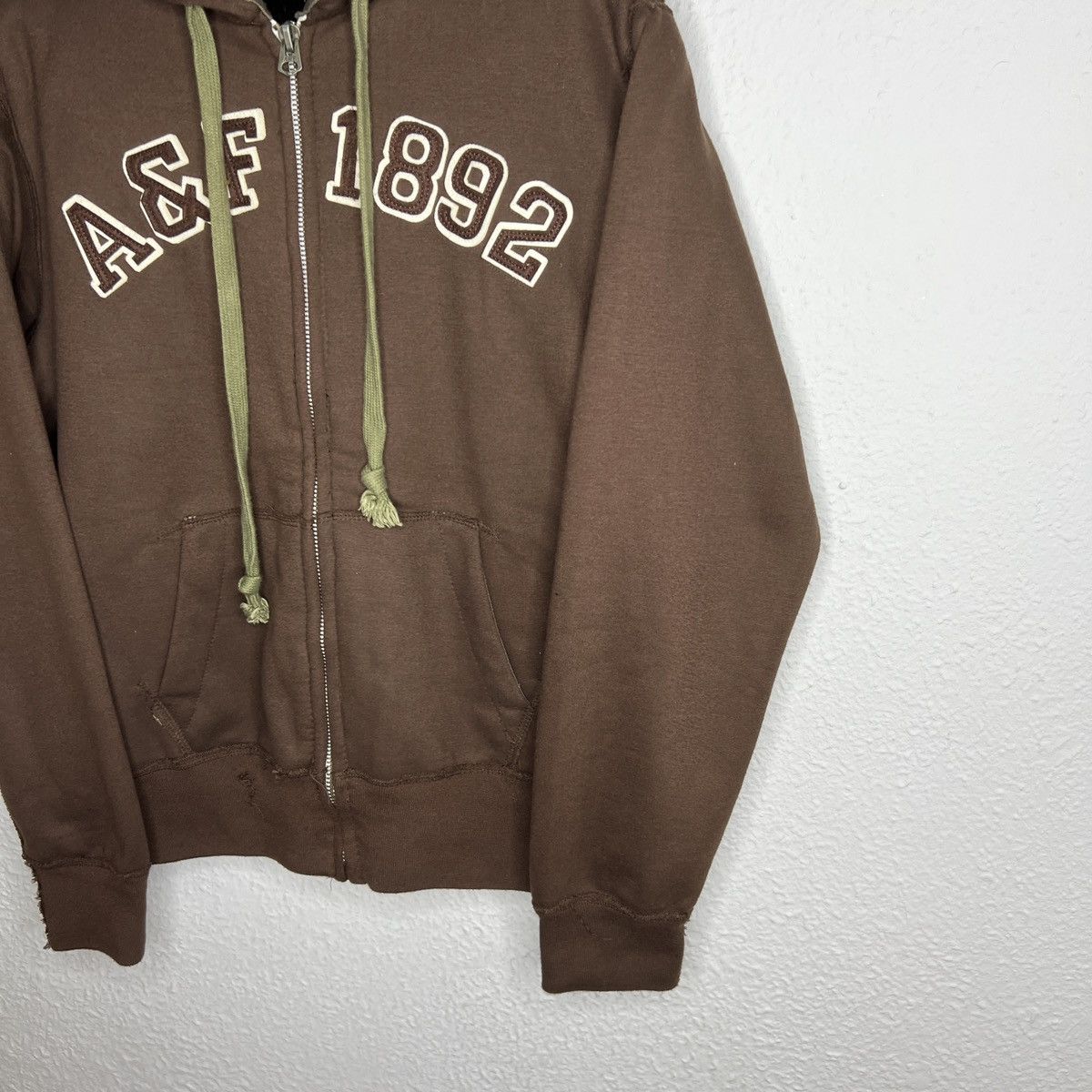 Abercrombie & Fitch If Six Was Nine Styled Fur Hoodie Sherpa Brown Big Logo Size US L / EU 52-54 / 3 - 3 Thumbnail