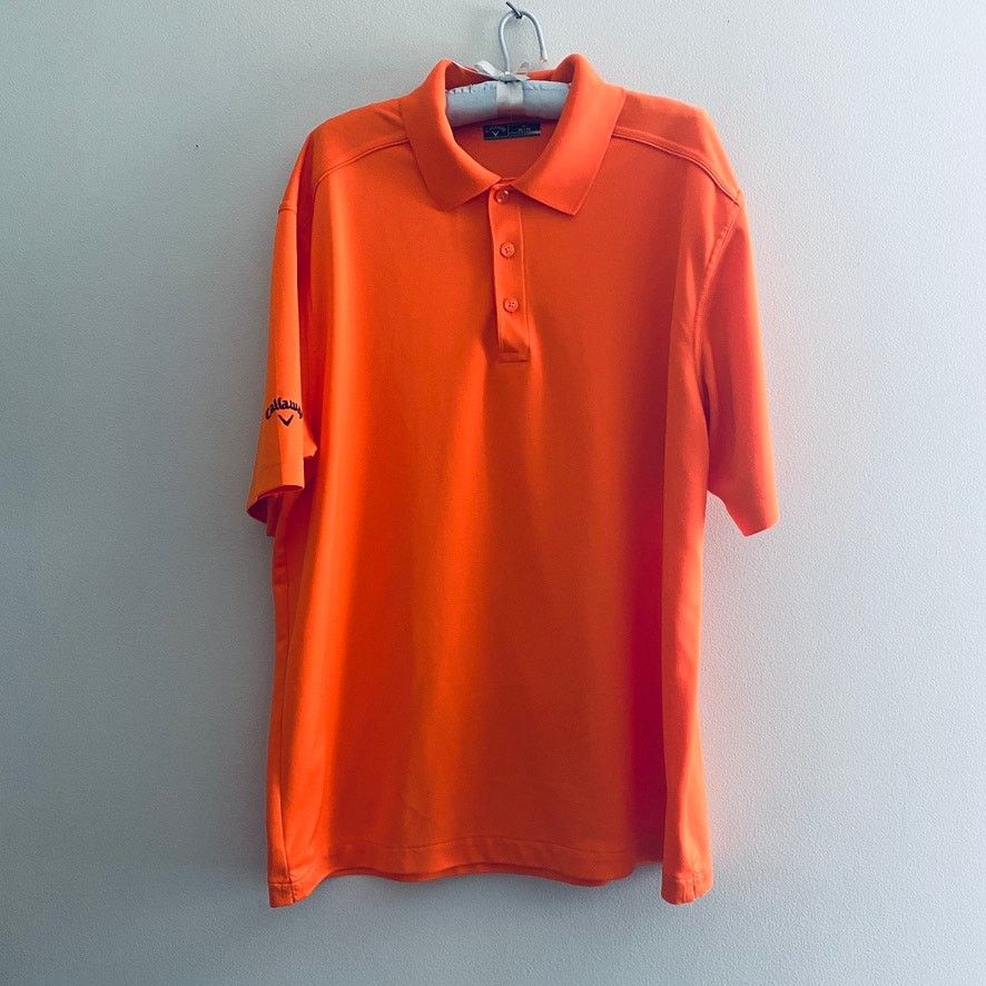 Callaway Callaway orange polo Size US XL / EU 56 / 4 - 2 Thumbnail