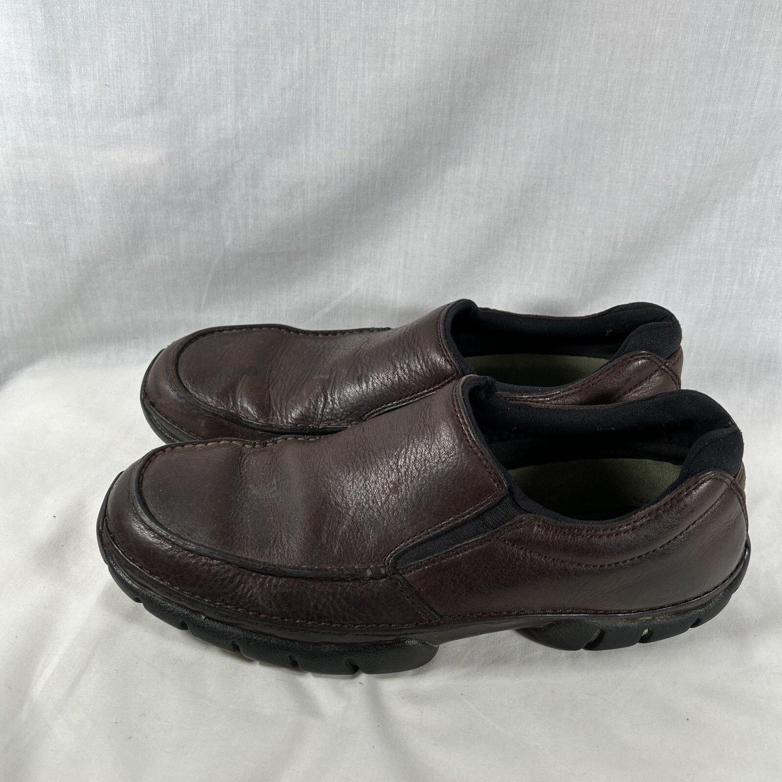 Rockport Rockport XCS Men Brown Leather Casual Slip On Shoes Size 10M Size US 10 / EU 43 - 5 Thumbnail
