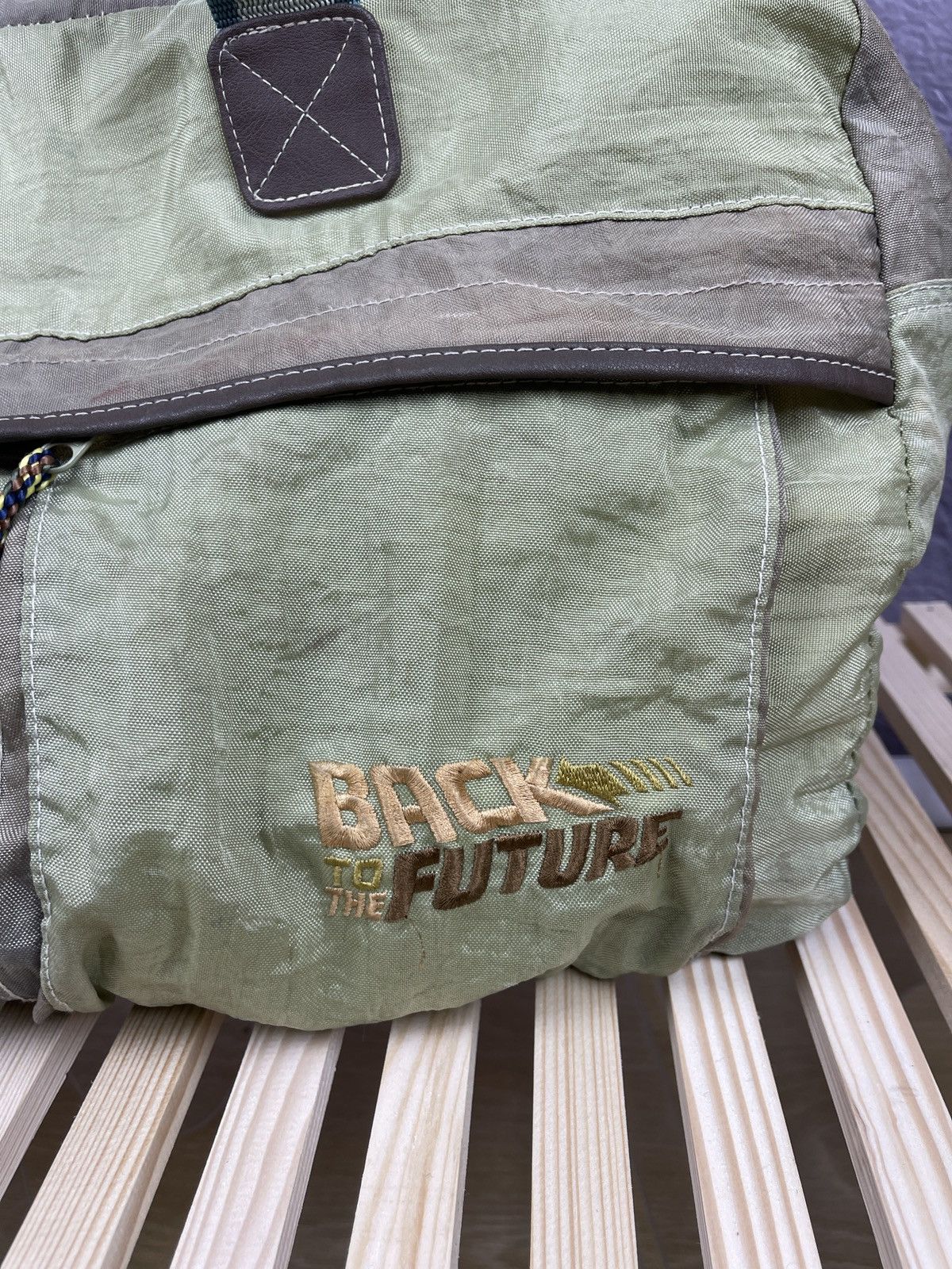 Vintage Back to the Future vintage 80s 90s luggage bag green olive Size ONE SIZE - 2 Thumbnail