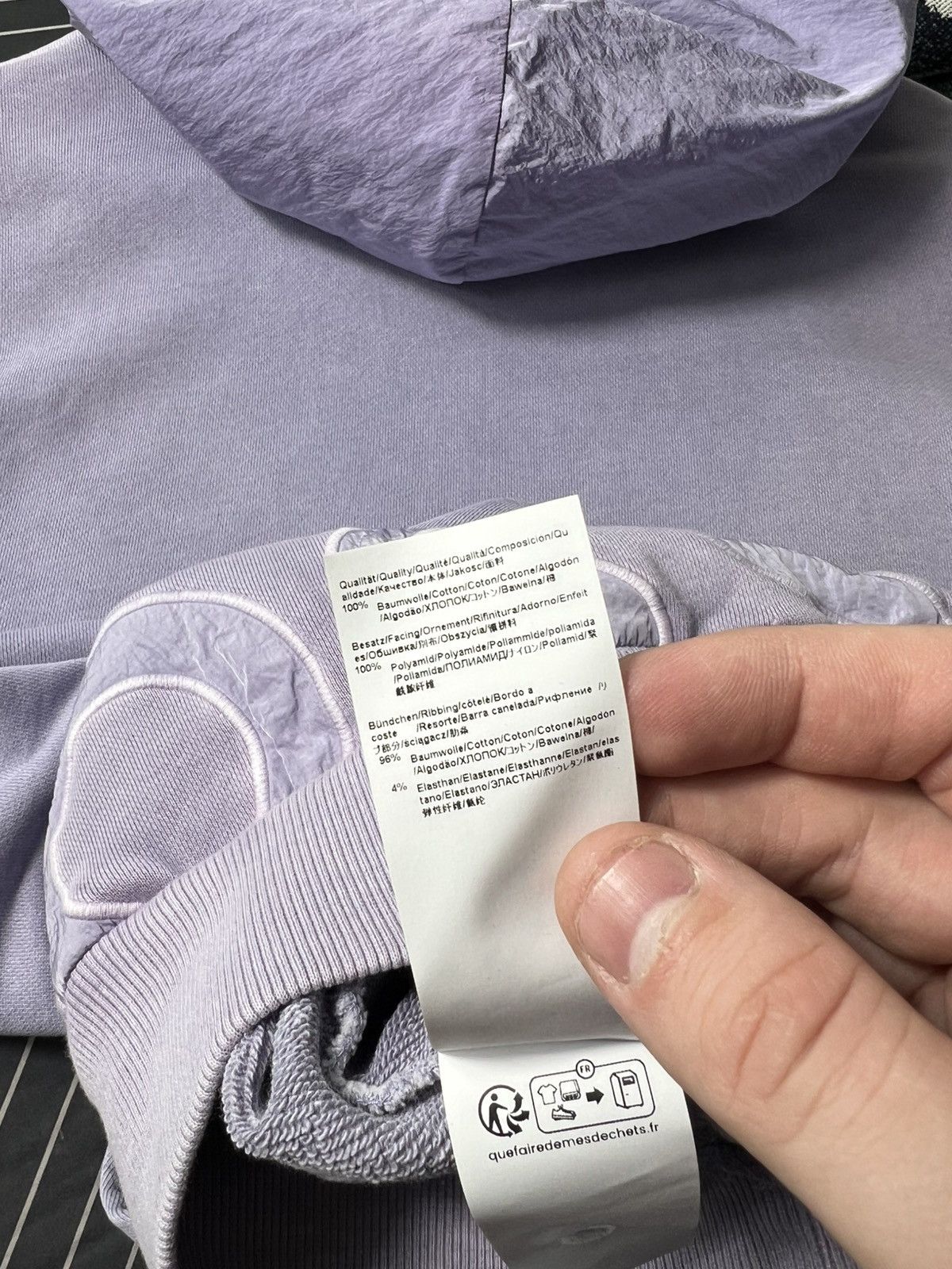 Hugo Boss BOSS Hoodie Lilac Purple Nylon Logo Hood Factory Washed Look Size US XL / EU 56 / 4 - 13 Thumbnail