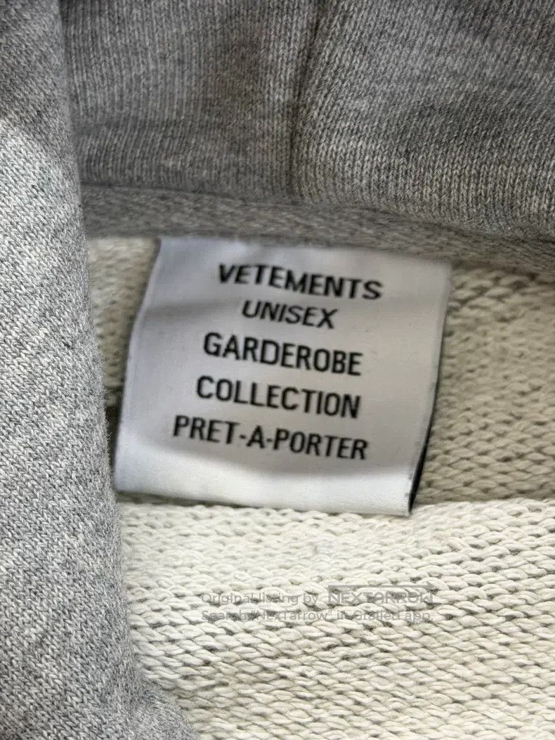 Vetements Vetements Doodle Grey Oversized Hoodie with Round Pen Size US S / EU 44-46 / 1 - 3 Thumbnail