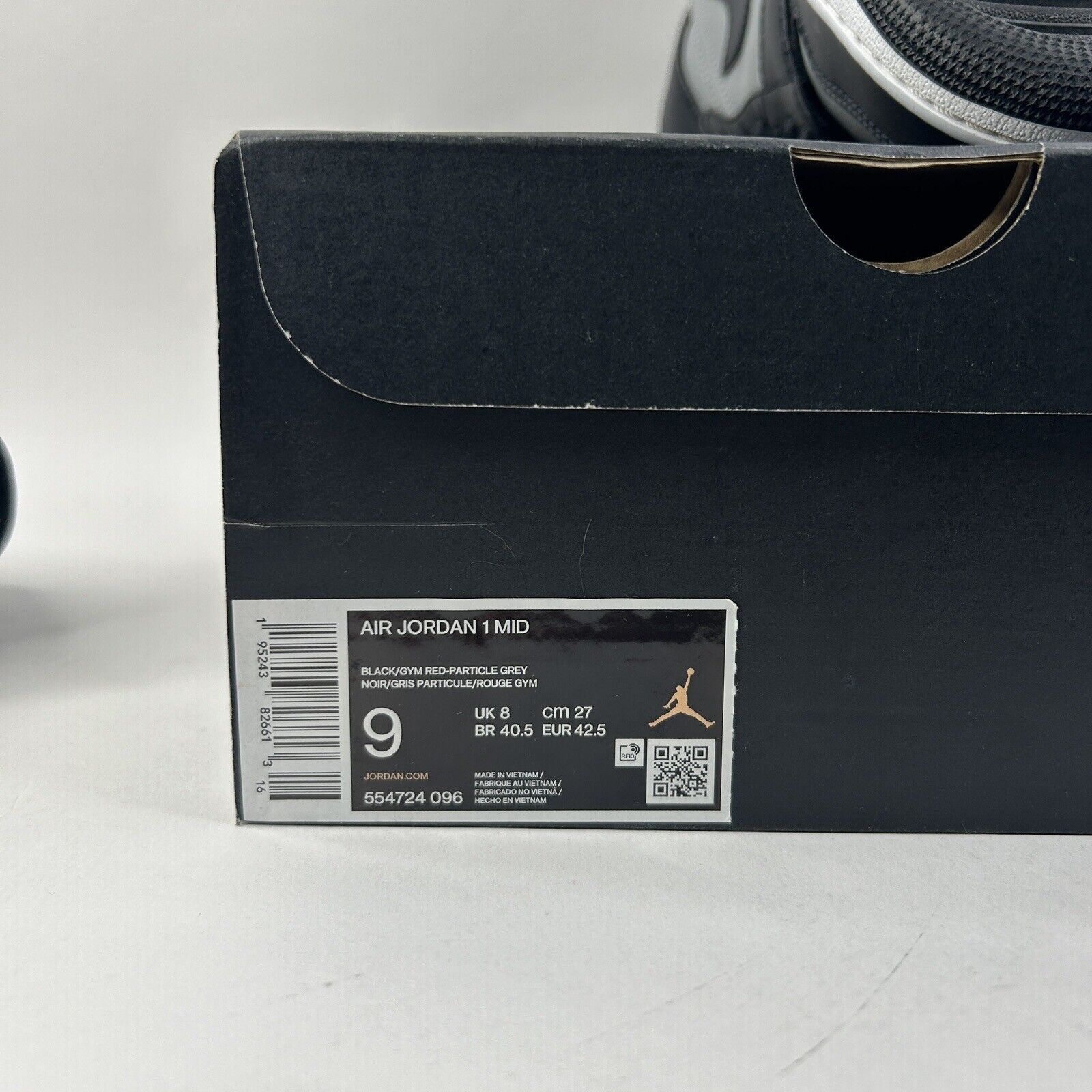 Nike Nike Air Jordan 1 Mid Retro “Shadow/Bred” 2024 Size US 9 / EU 42 - 8 Thumbnail