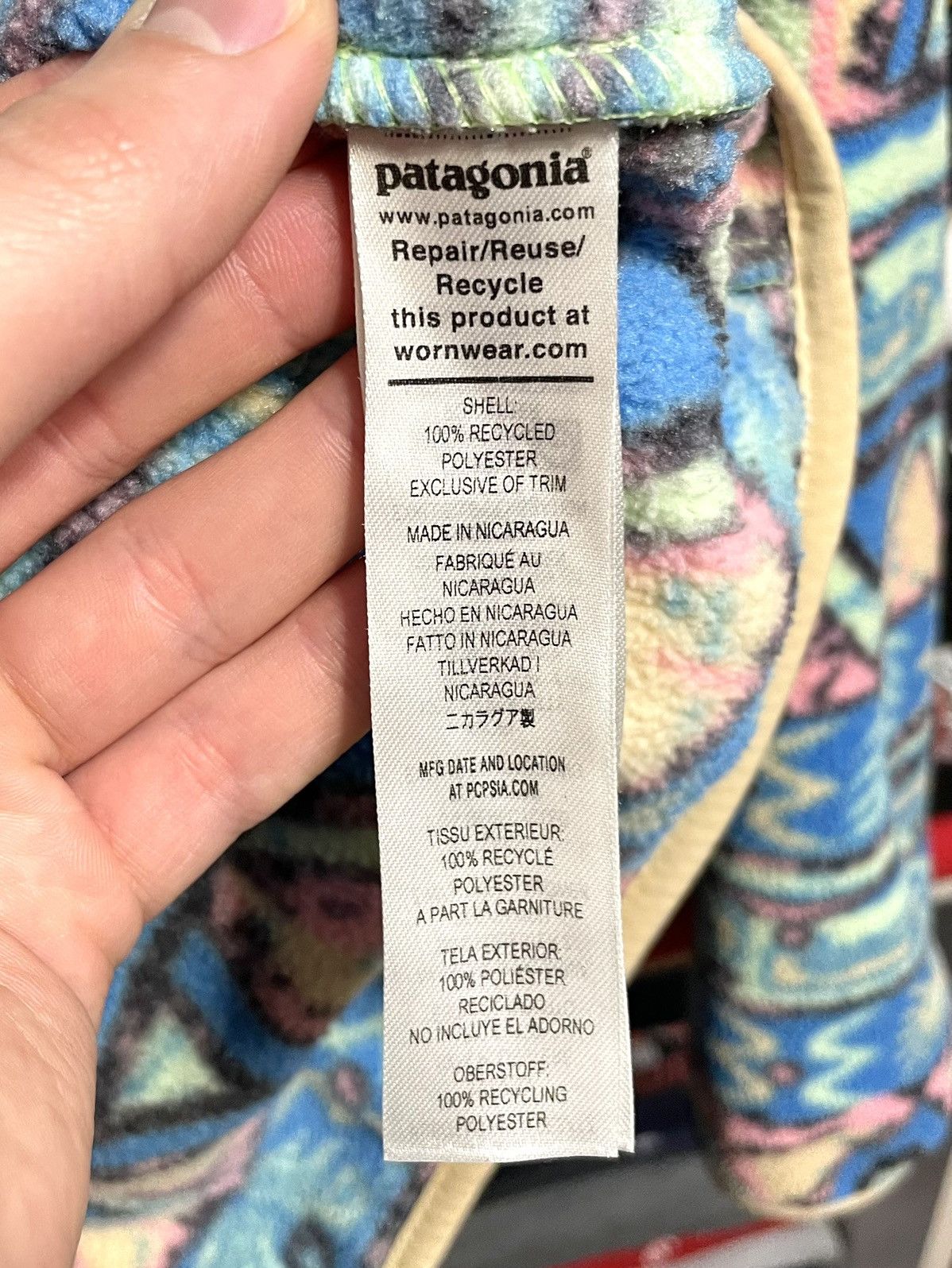 Patagonia Vintage Patagonia Synchilla Fleece Pullover Jacket Aztec Size US XS / EU 42 / 0 - 7 Thumbnail