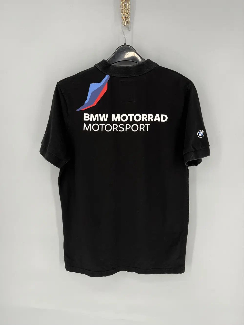 BMW BMW M Mortorsports Spellout Polo Shirt Racing Style Size US L / EU 52-54 / 3 - 12 Thumbnail