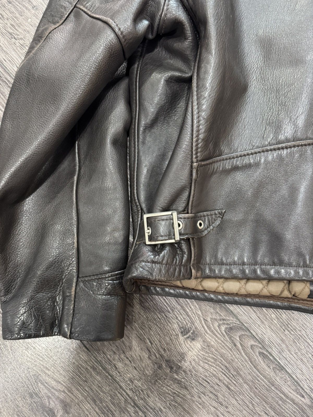 Schott Schott 544 deep brown cowhide leather jacket size 48 Usa Size US XXL / EU 58 / 5 - 17 Thumbnail