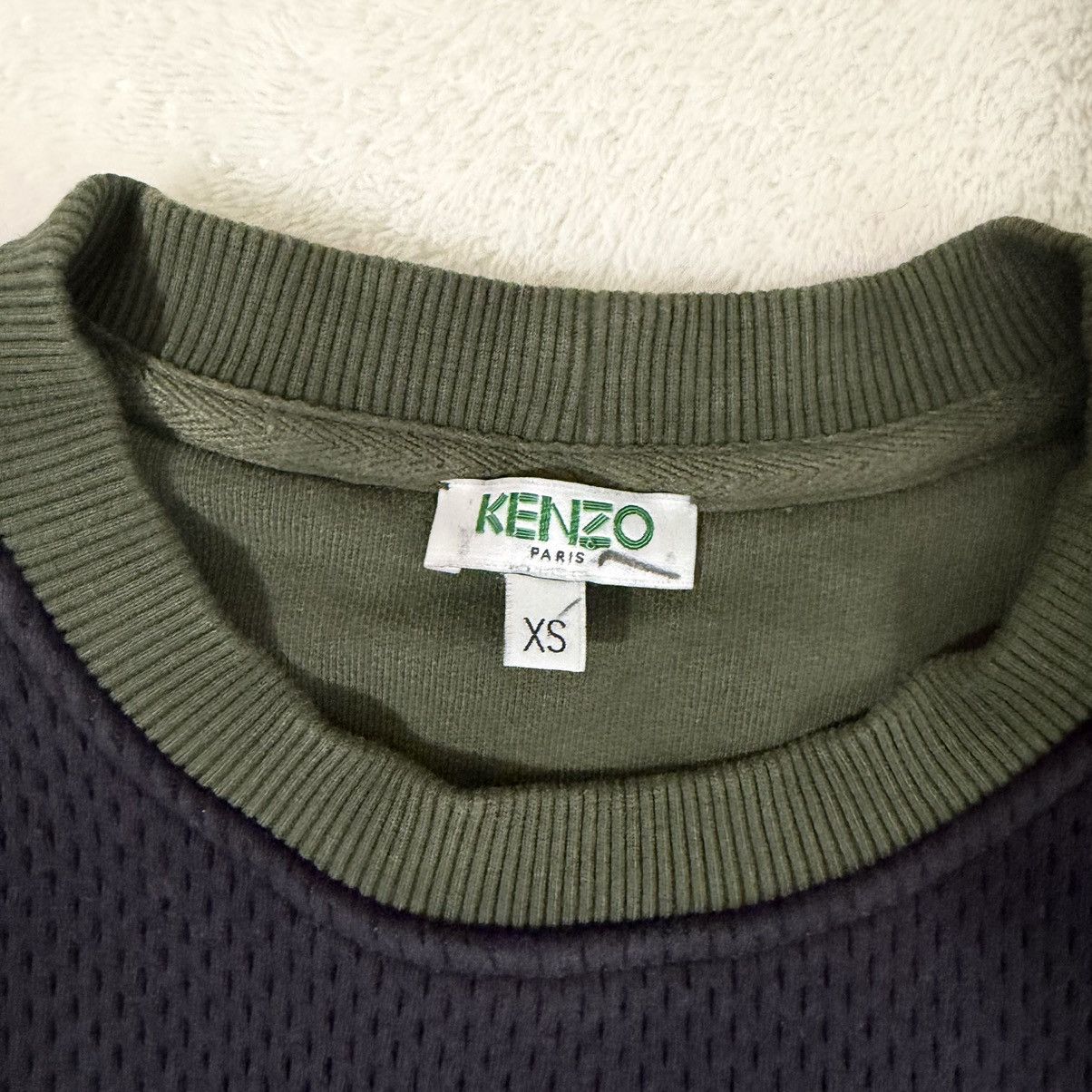 Kenzo Kenzo Paris Mesh Panel Crewneck Sweatshirt Size US XS / EU 42 / 0 - 5 Thumbnail
