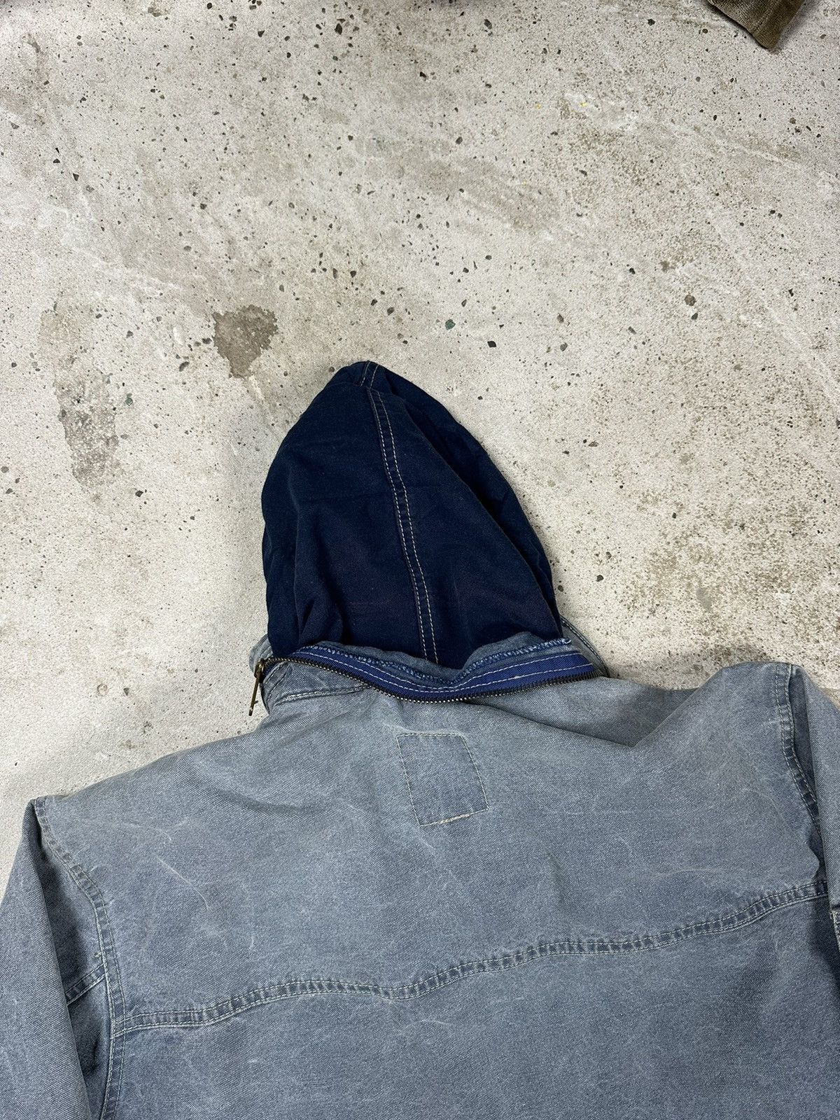 Big Star × Vintage Vintage 90s Big Star Chore Jacket Coat Washed Denim Utility Size US L / EU 52-54 / 3 - 15 Thumbnail