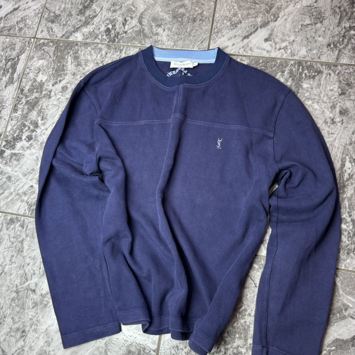Vintage × Yves Saint Laurent Yves Saint Laurent Sweatshirt Vintage Size US XXL / EU 58 / 5 - 3 Thumbnail