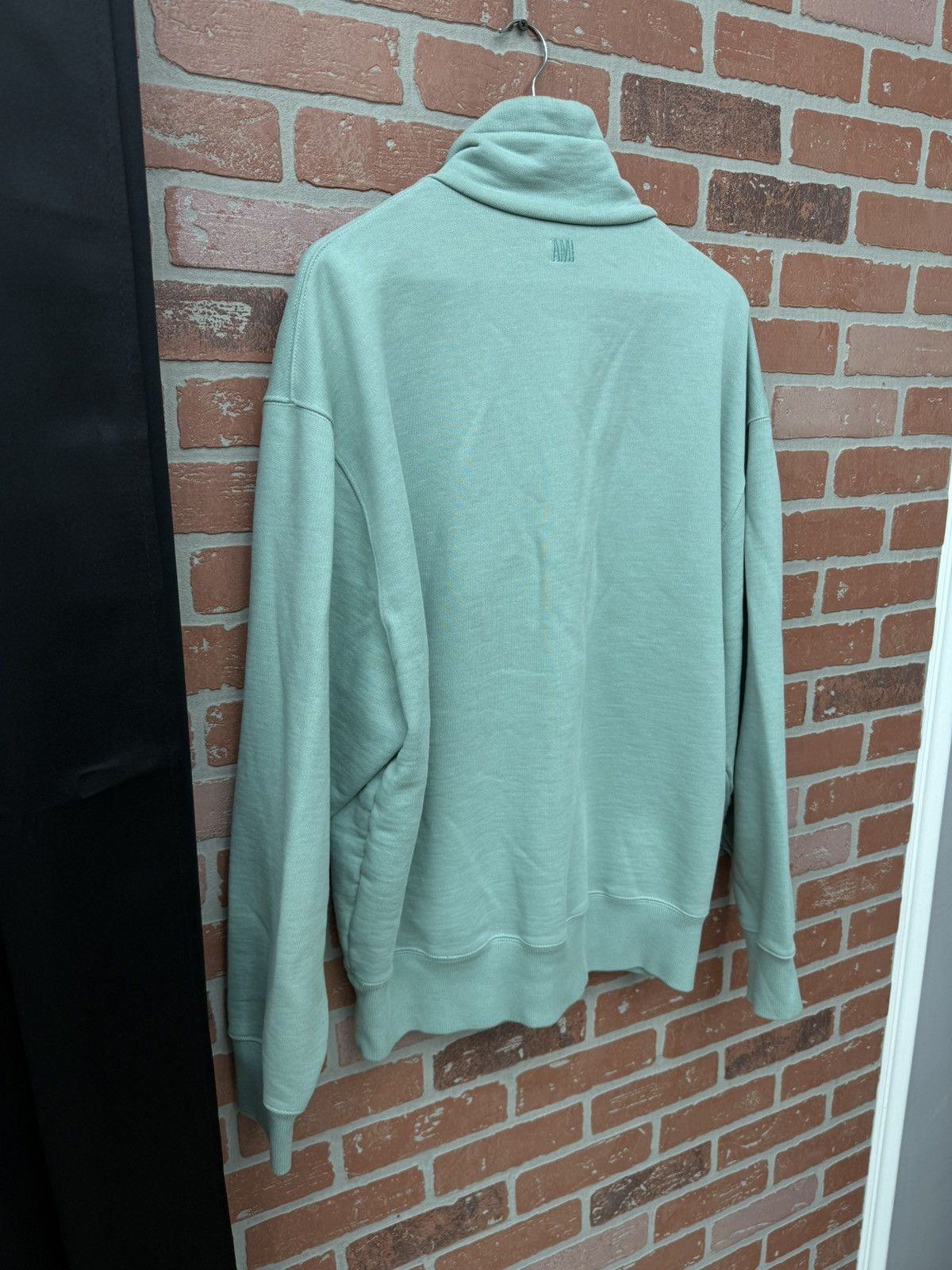 AMI green AMI Paris Ami de Cœur half-zip Sweatshirt size XXL Size US XXL / EU 58 / 5 - 7 Thumbnail