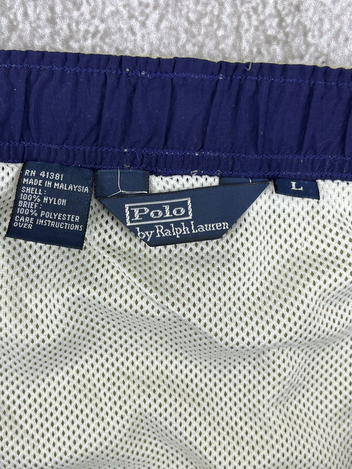 Polo Ralph Lauren Vintage Polo Ralph Lauren Shorts Swimshort Size L Size US 34 / EU 50 - 7 Thumbnail