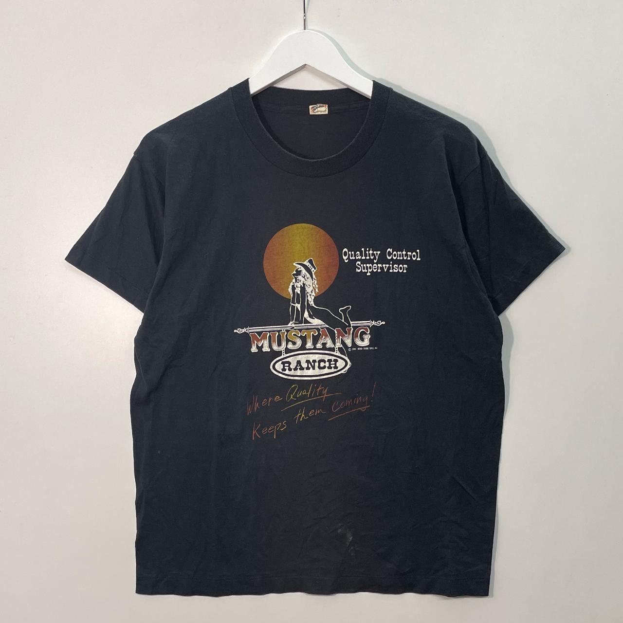 Vintage 1984 Mustang Ranch tee Size US XL / EU 56 / 4 - 1 Thumbnail