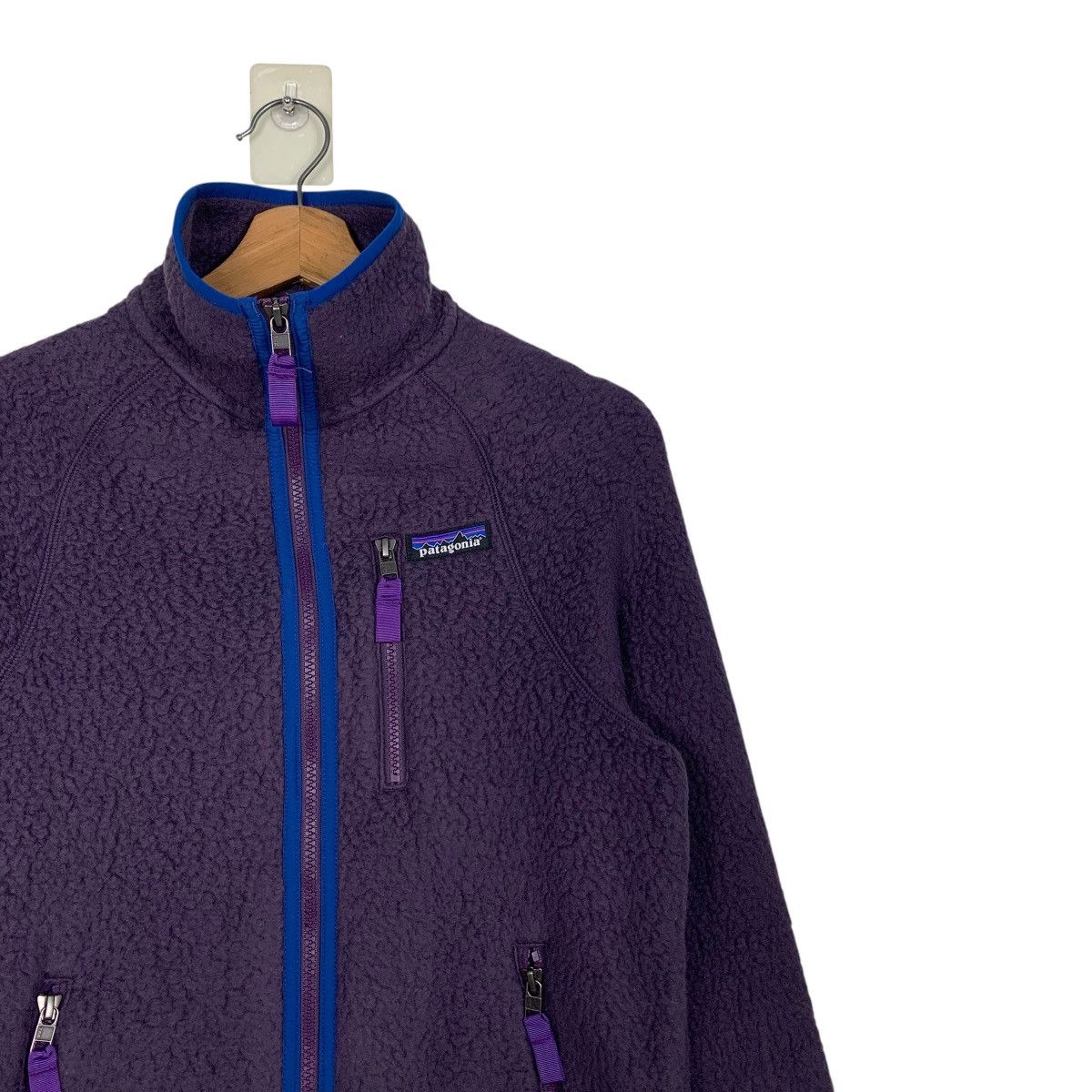 Patagonia PATAGONIA Deep Pile Purple Fleece Jacket #2475-C111 Size US XXS / EU 40 - 4 Thumbnail