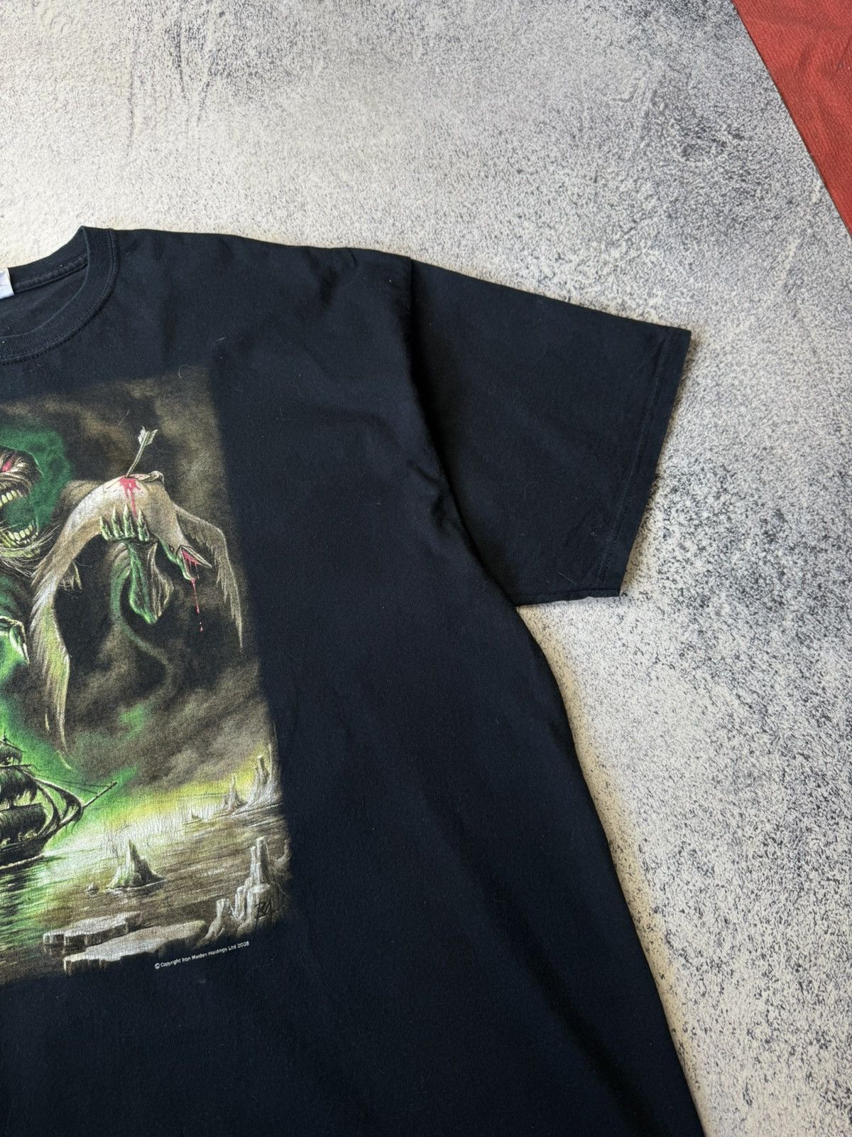 Iron Maiden Vintage Iron Maiden 2008 T Shirt Rime of the Ancient Mariner Size US XXL / EU 58 / 5 - 12 Thumbnail