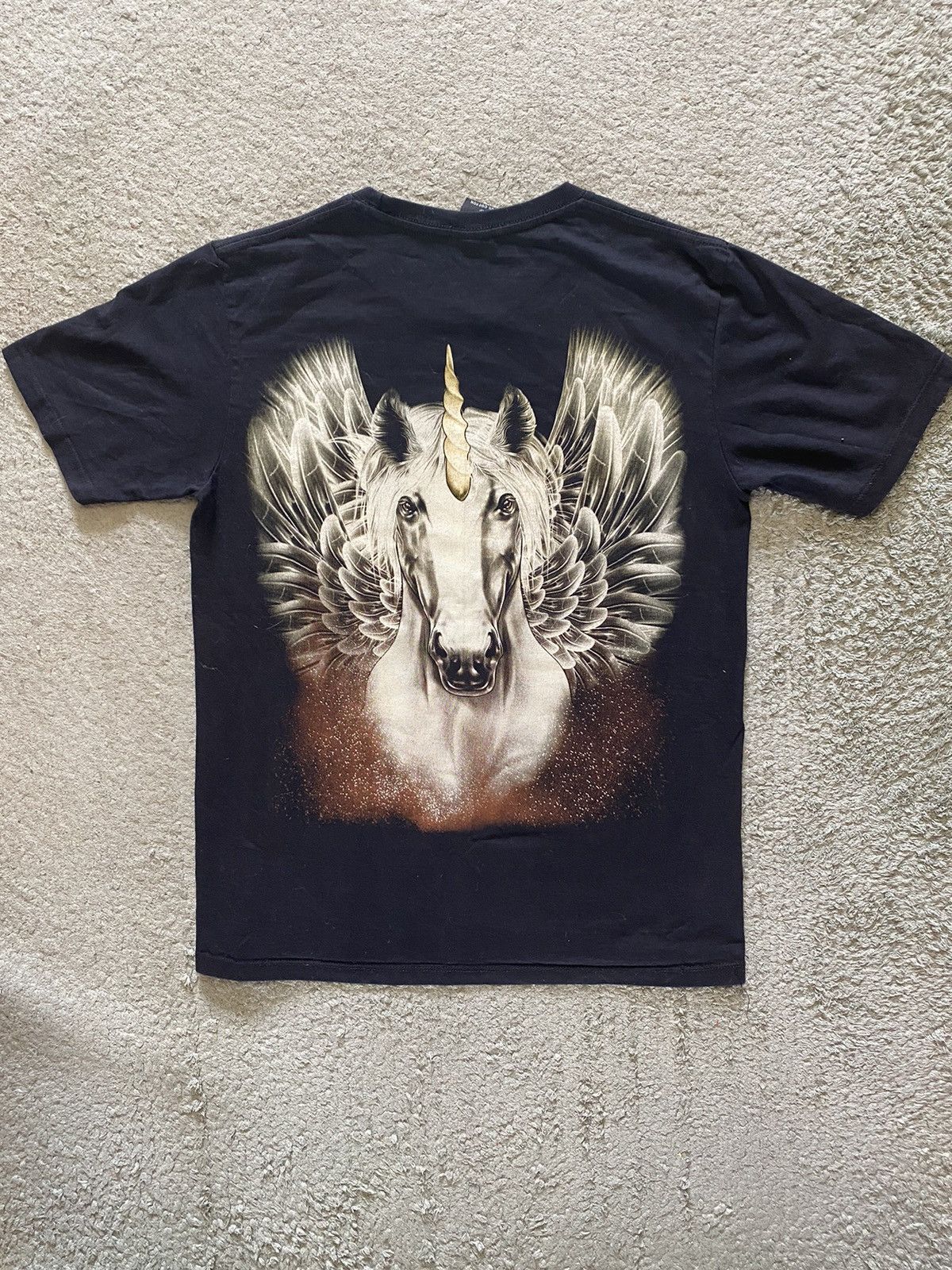 Vintage Rare opium Pegasus Unicorn affliction style Tee Skate Wild Size US M / EU 48-50 / 2 - 3 Thumbnail