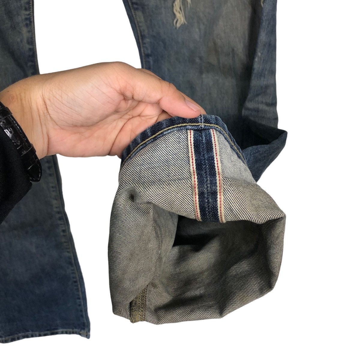 Japanese Brand 🔥Vintage Denim Jeans Uniqlo Japan Issey Miyake Size US 40 / EU 56 - 14 Thumbnail