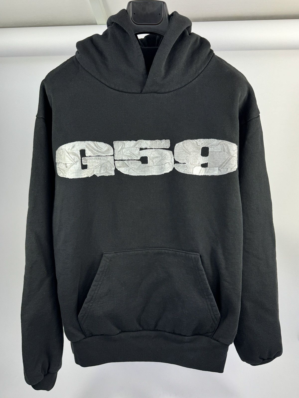 G59 Records ASSPIZZA G59 SKULL TAPE PRINT OVERSIZED HOODIE Size US M / EU 48-50 / 2 - 1 Thumbnail