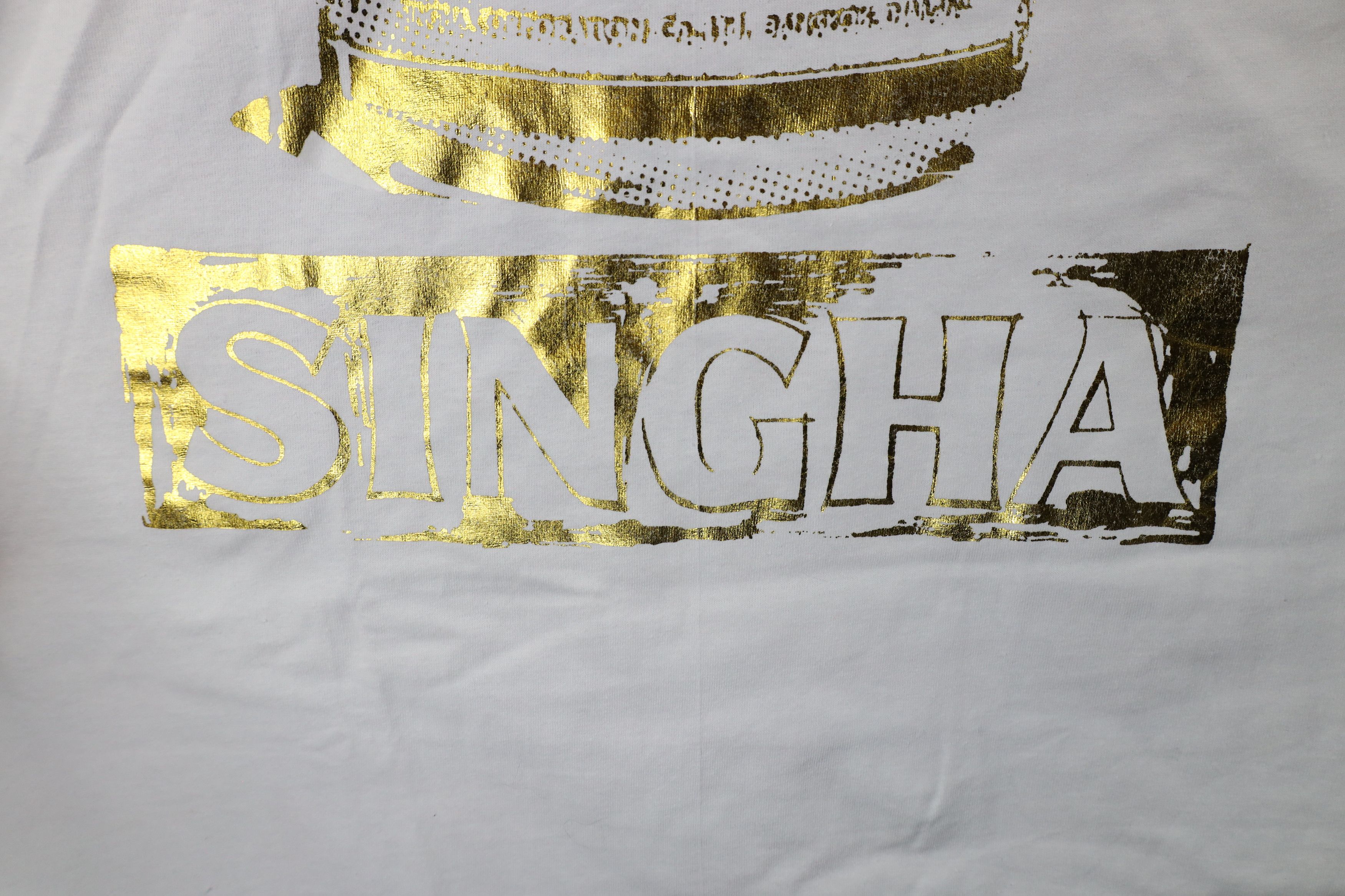 Vintage Vintage 90s Streetwear Thailand Singha Lager Beer T-Shirt Size US XL / EU 56 / 4 - 6 Thumbnail