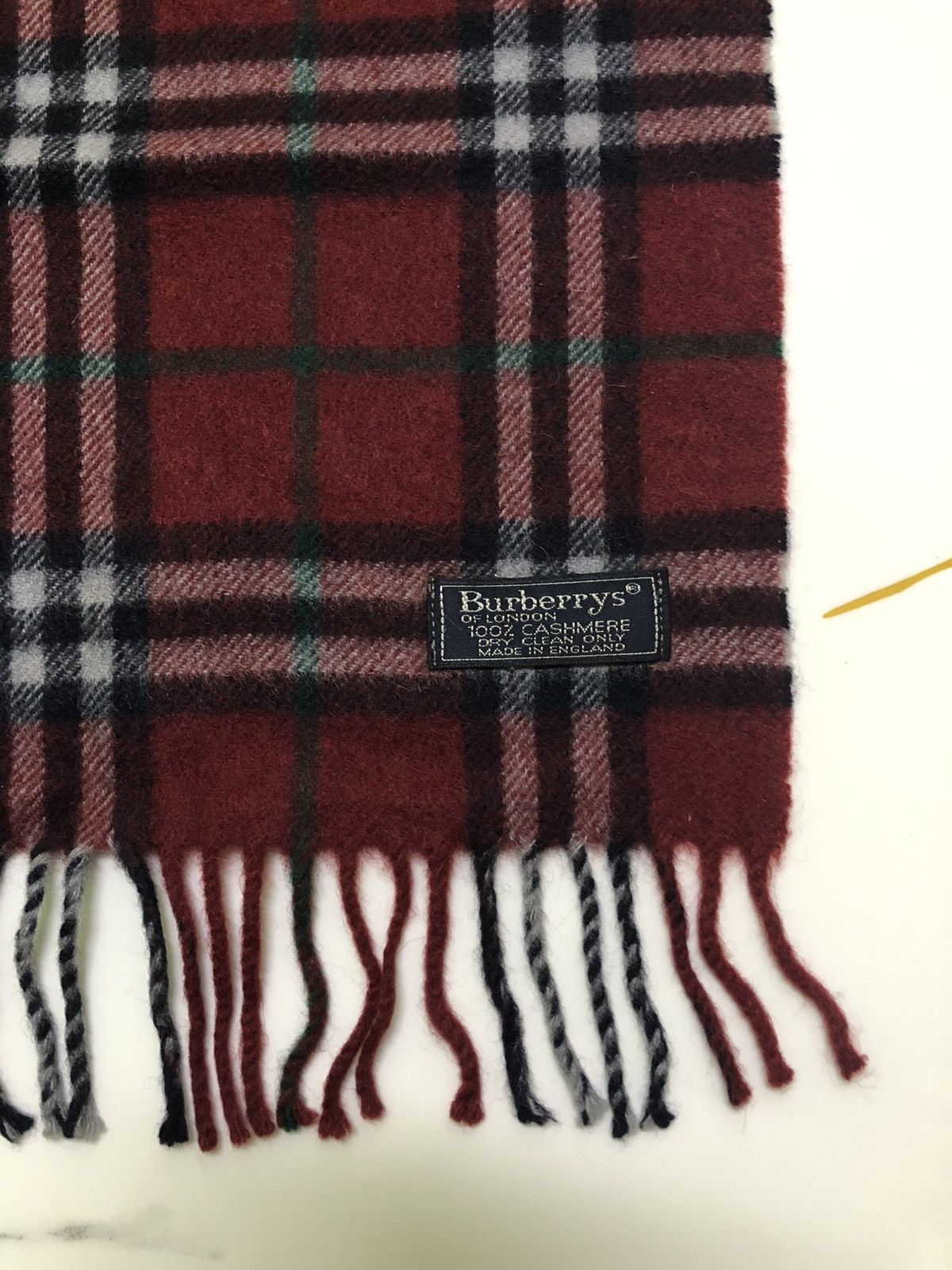 Burberry Vintage Burberrys Muffler Scarf Size ONE SIZE - 8 Thumbnail