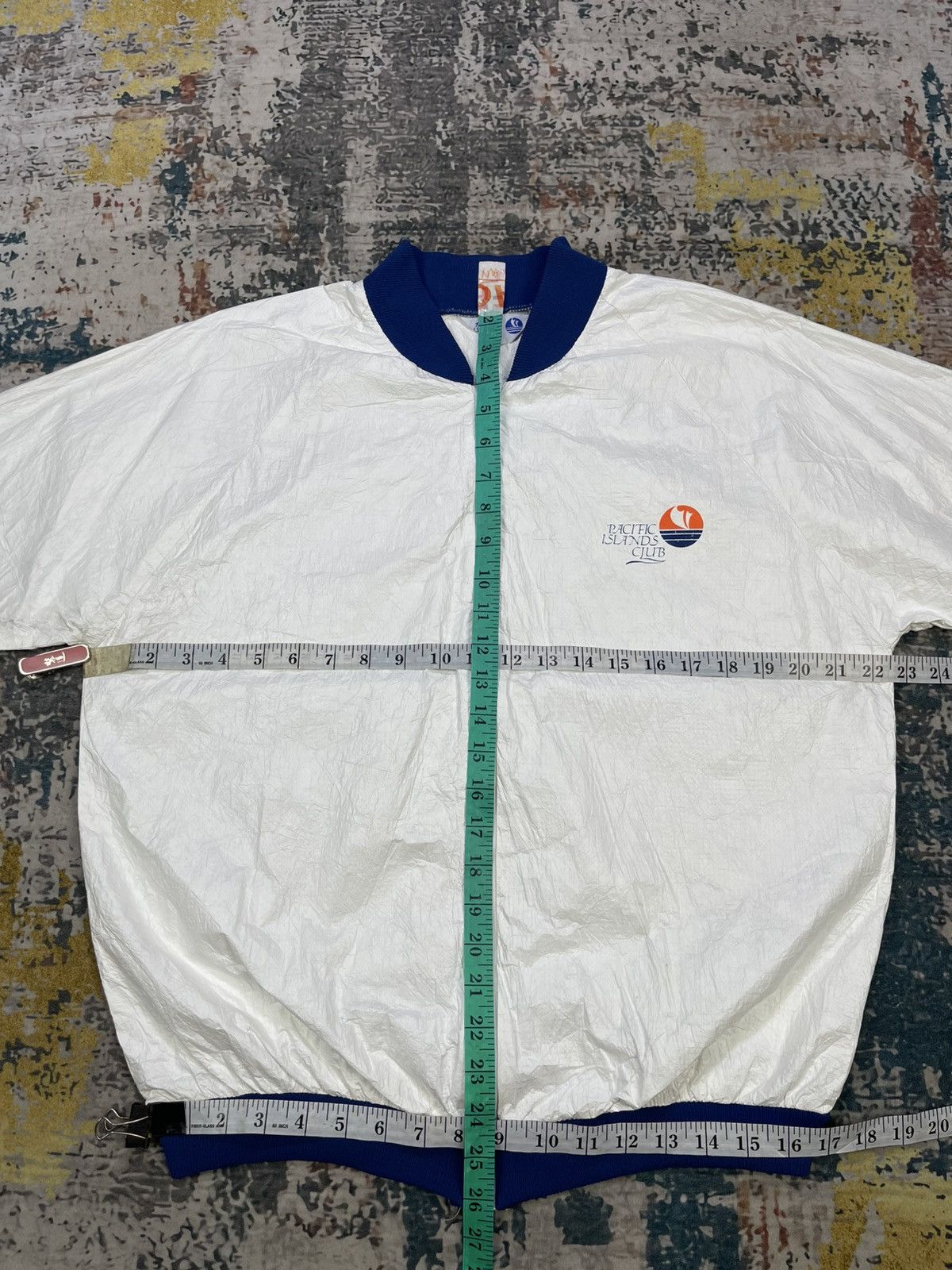 Vintage Pacific Island Club Zip-Up Lightweight PE Paper Jacket Size US M / EU 48-50 / 2 - 13 Thumbnail
