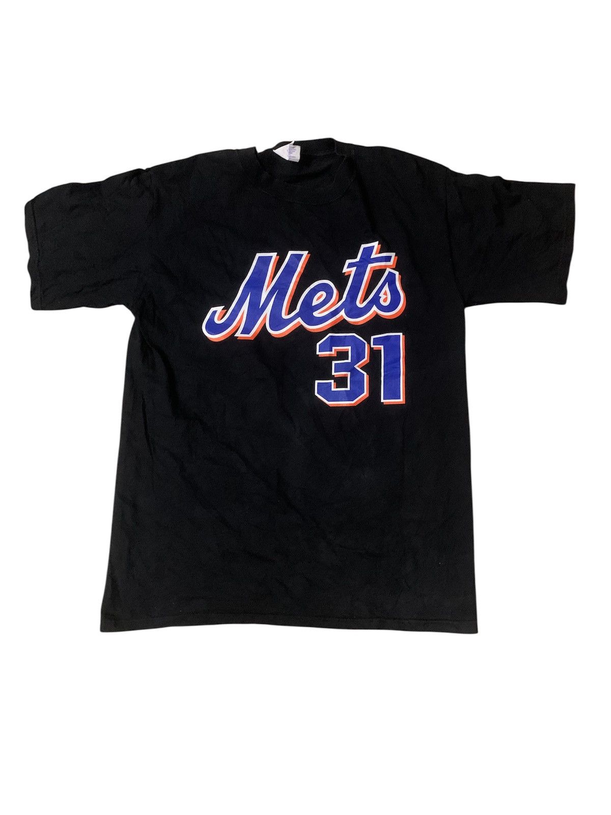 Majestic Vintage 90’s New York Mets 31 Mike Piazza MLB Tee Size US M / EU 48-50 / 2 - 1 Thumbnail